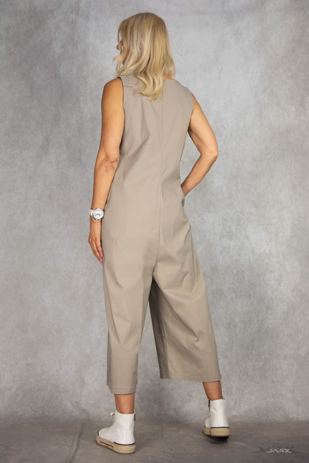 Jumpsuit beige Gr. onesize passend bei (38-44)