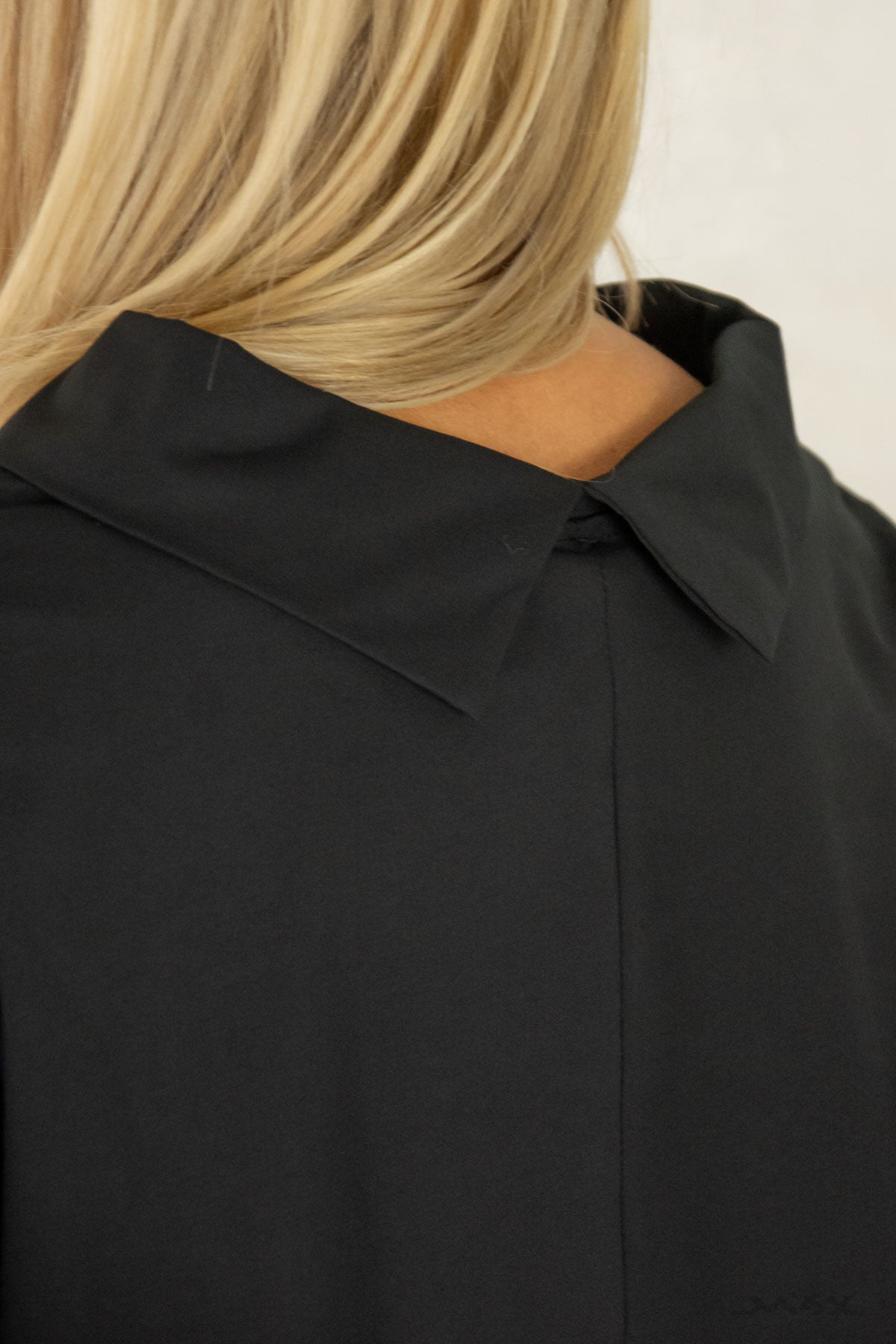 leichte Langarm-Hemdbluse mit Doppelkragen Gr. Onesize (36–42)