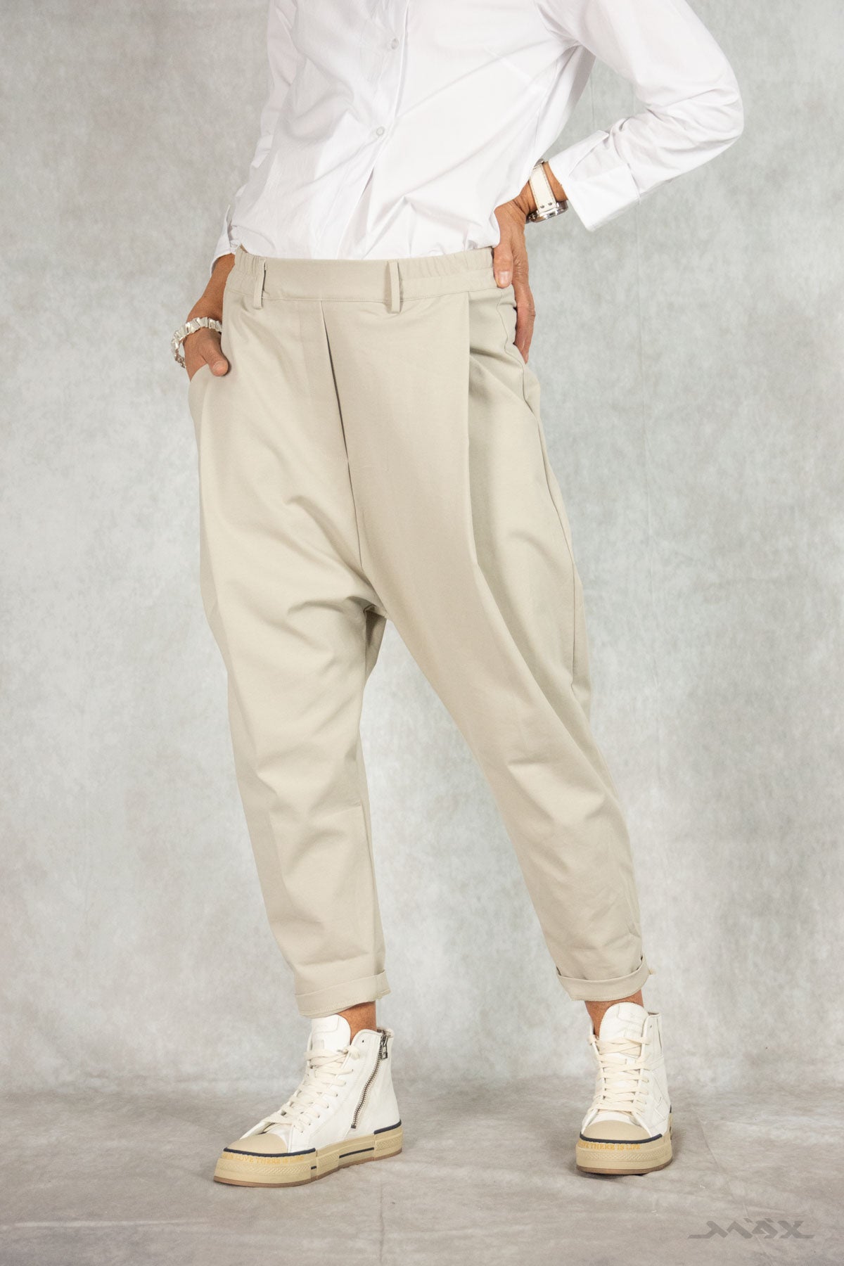 Baggyhose beige Gr. Onesize (36-42)