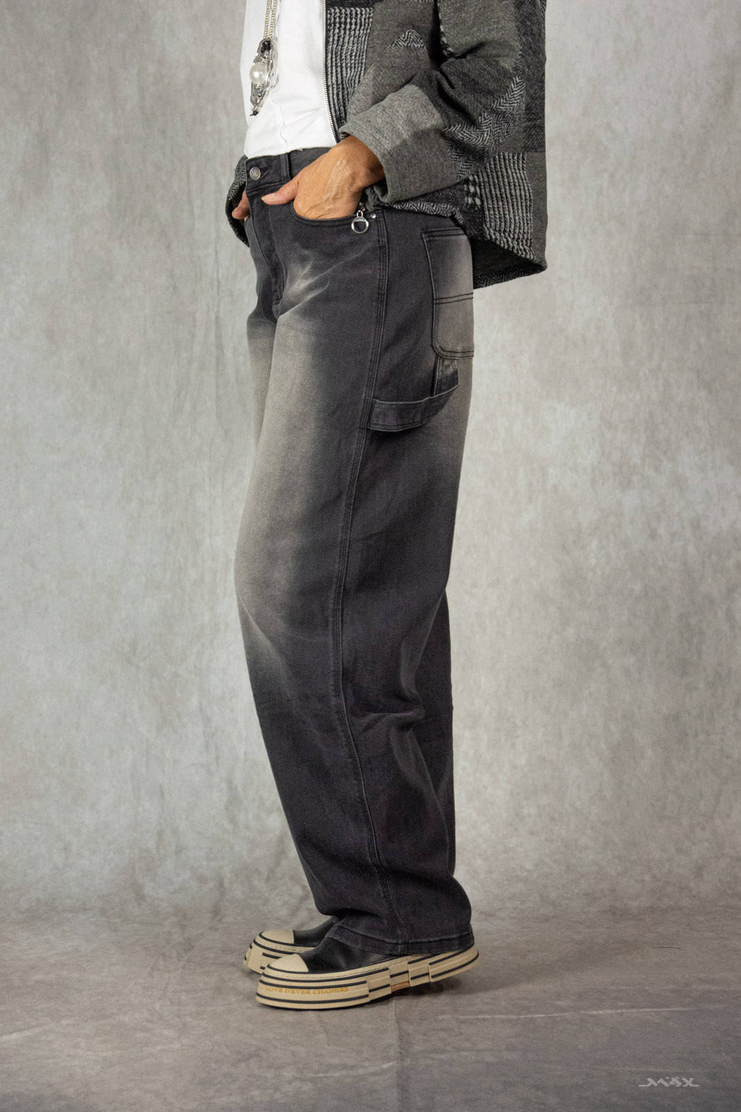 Carpenter jeans zwart gewassen