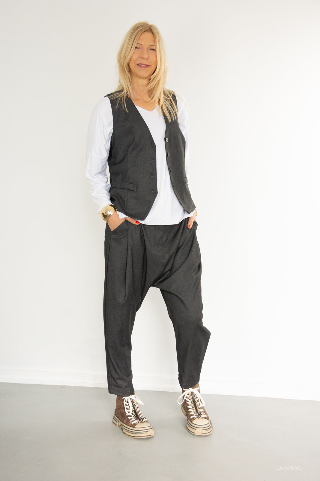 Harembroek antraciet maat one size (38-42)