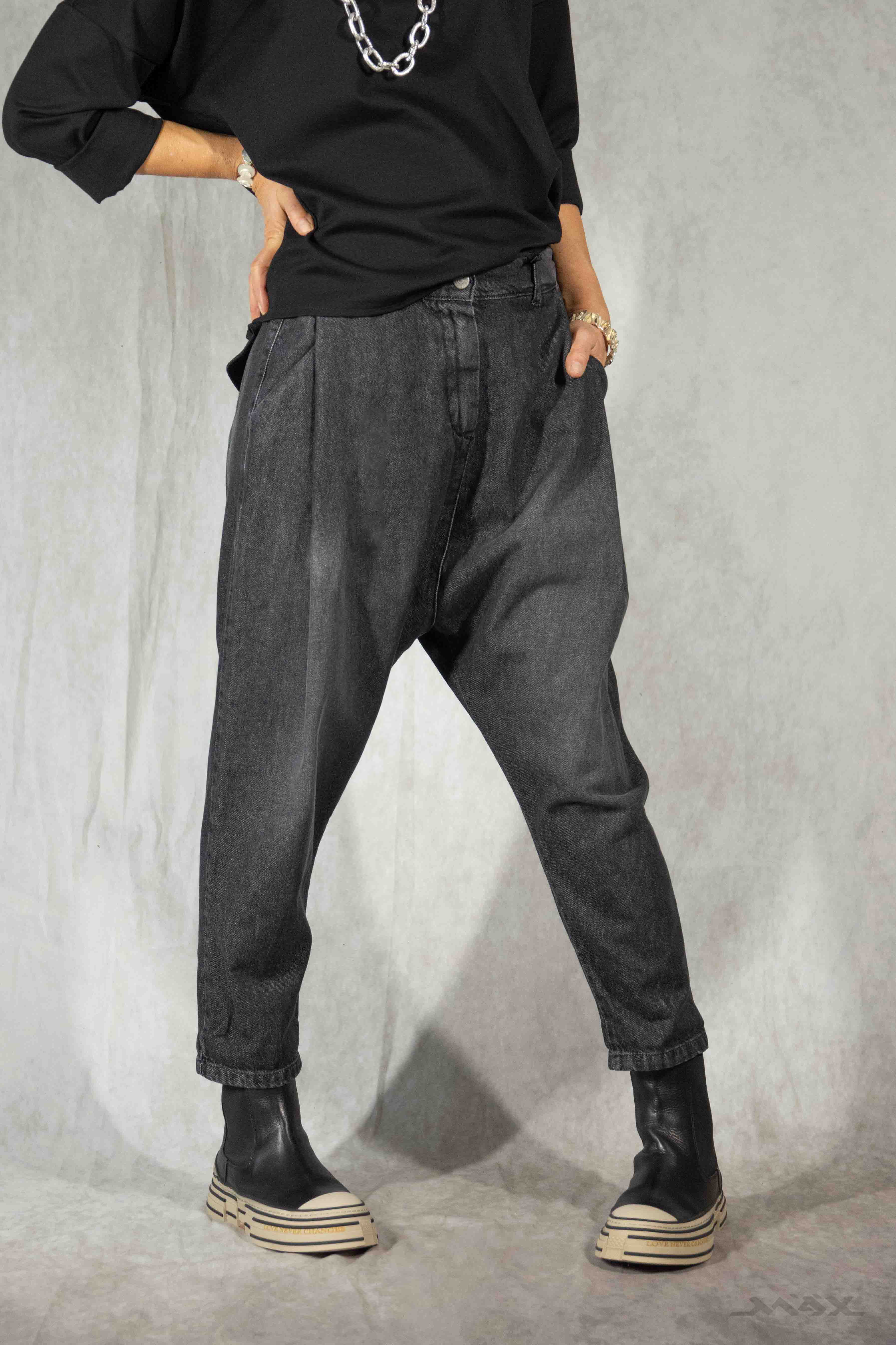 Baggyhose aus Jeans Gr. Onesize (36-40)