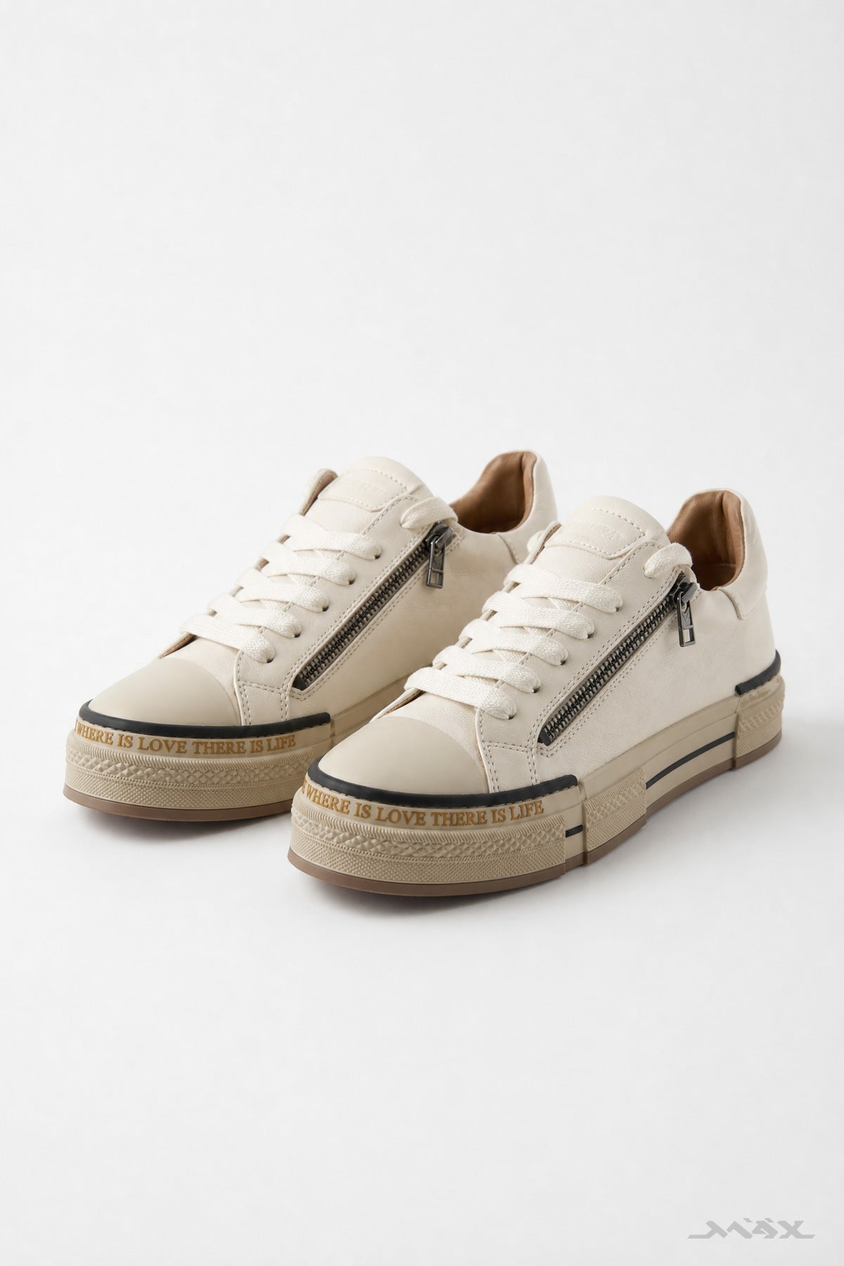Plateau-Sneaker offwhite