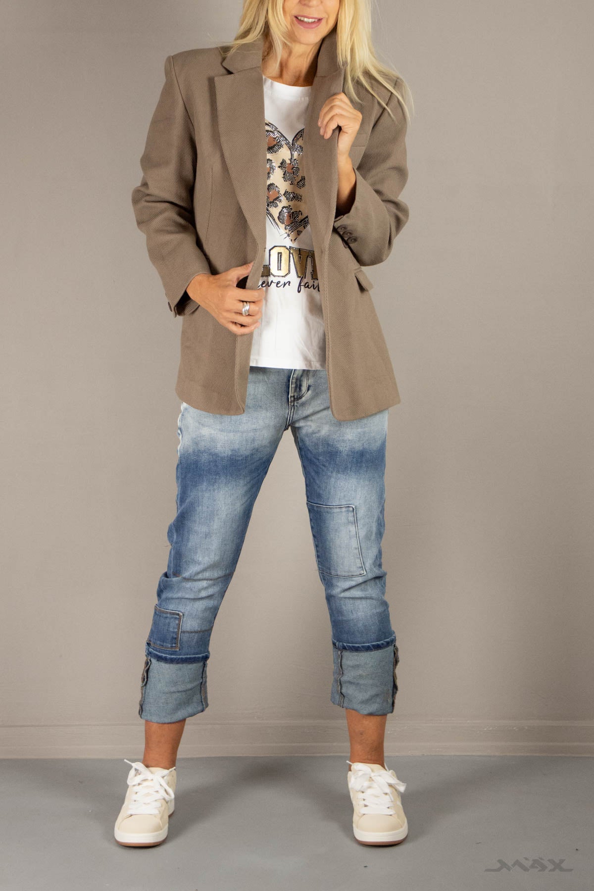 Jeans blue washed Gr. 38-44