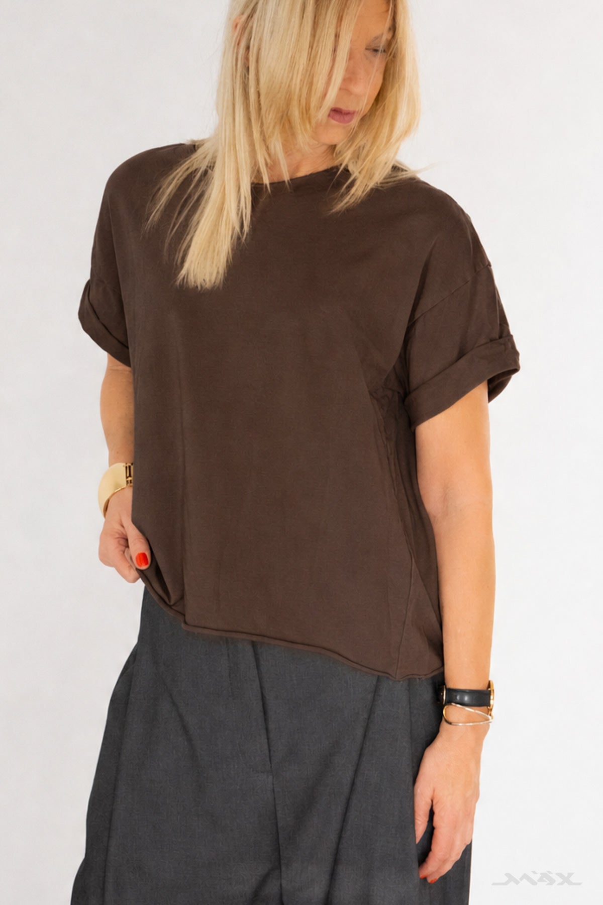 Basicowy T-shirt, rozmiar uniwersalny (36–44)