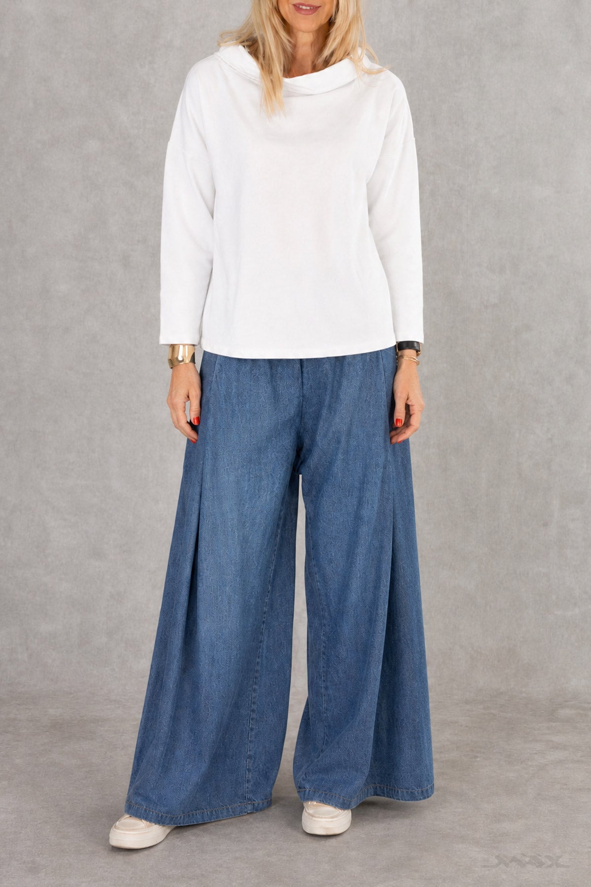 Sommer Wide-Leg Hose Gr. onesize (38-42)