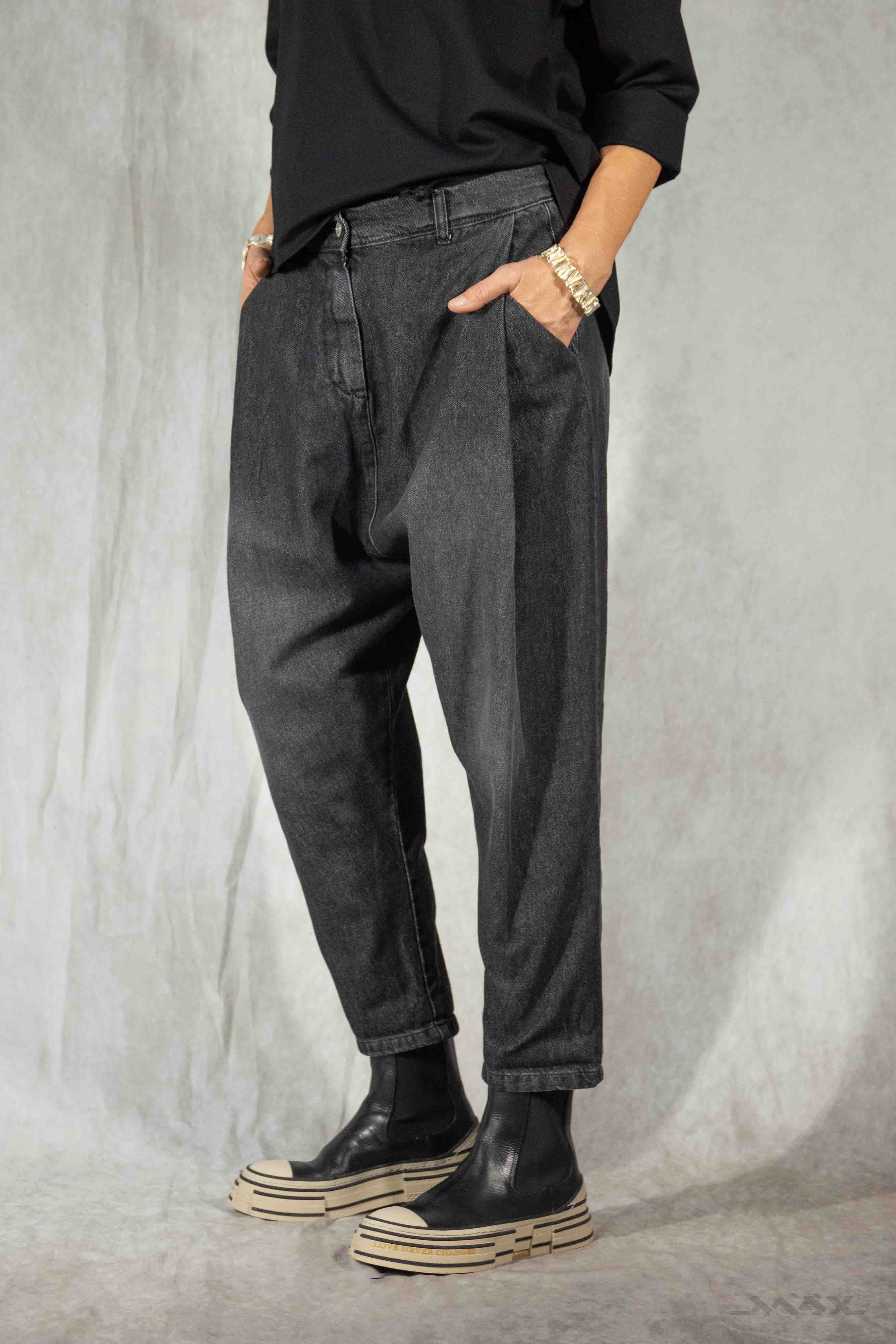 Baggyhose aus Jeans Gr. Onesize (36-40)