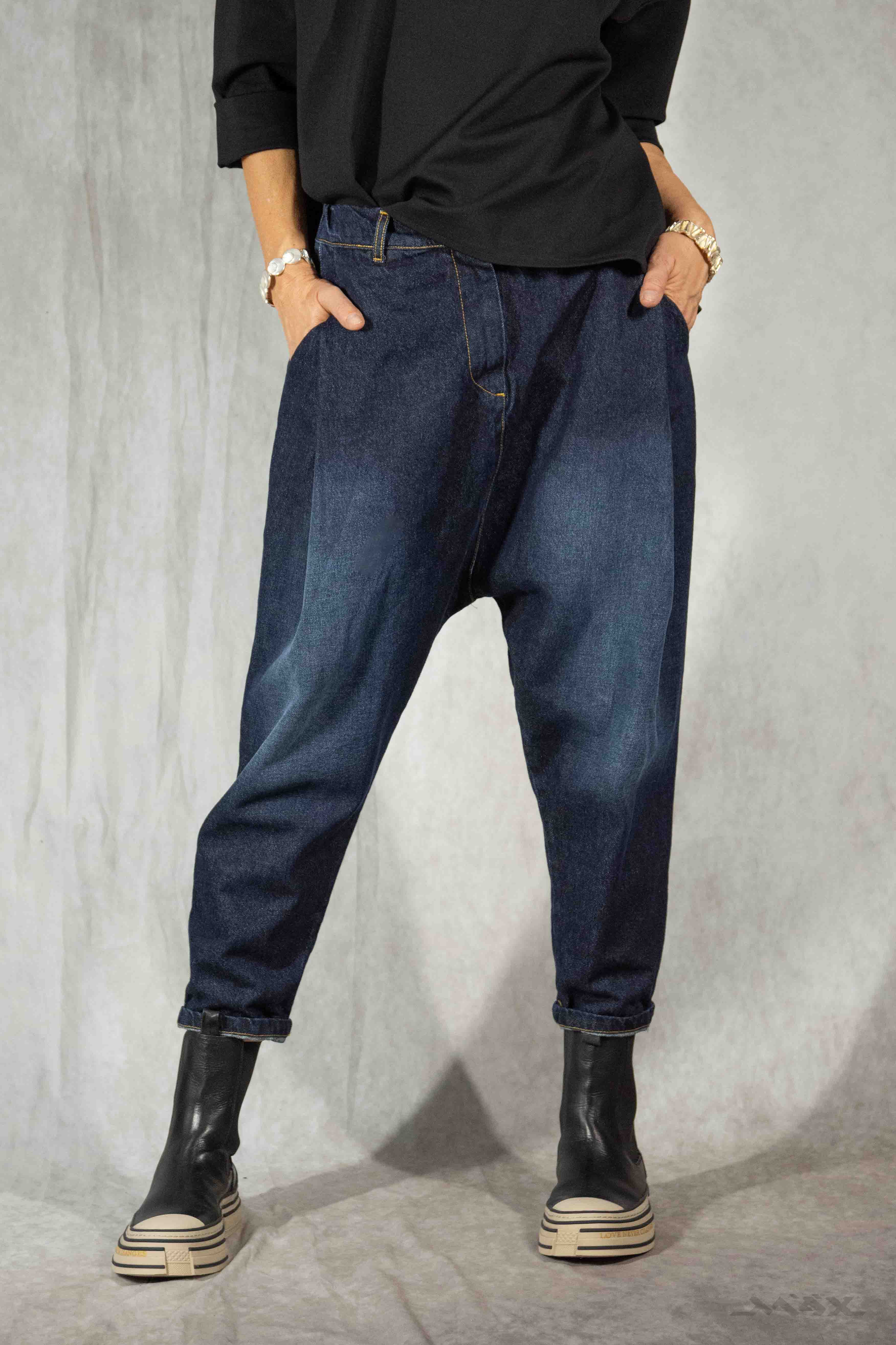 Baggyhose aus Jeans Gr. Onesize (36-40)