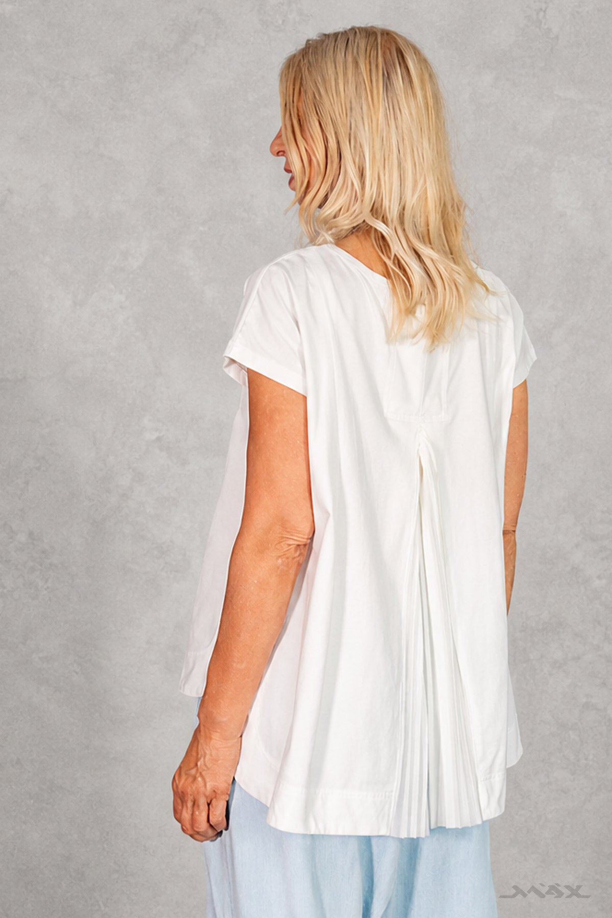 Shirt met plissé-detail - one size (38-44)