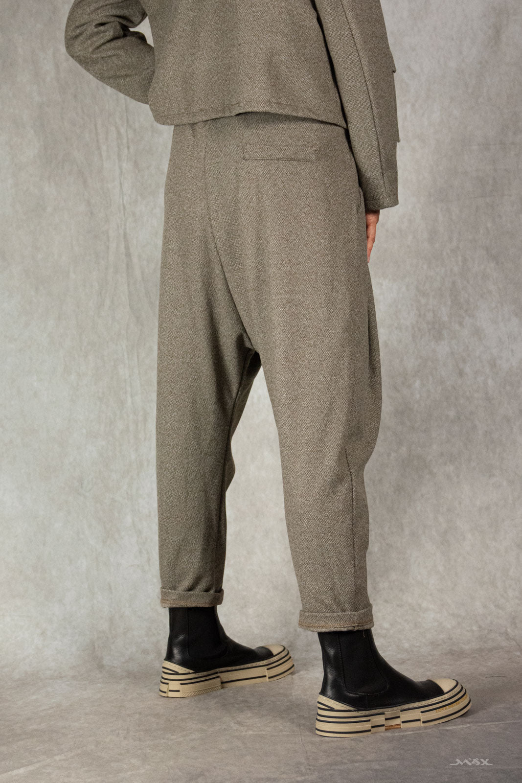 Baggyhose taupe Tweed Gr. Onesize (38-44)