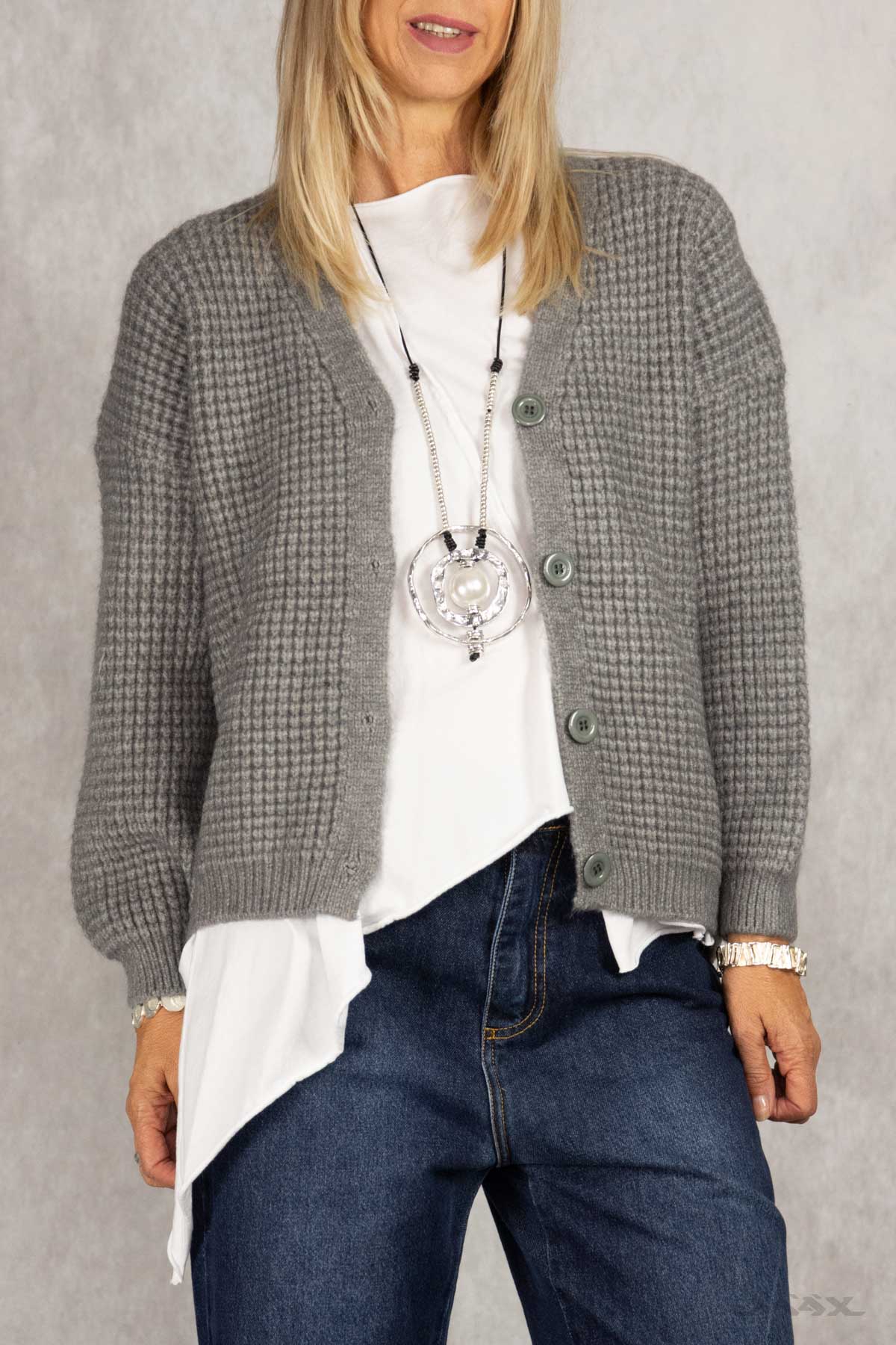 Strick-Cardigan in versch. Farben Gr. onesize(passend bei 36-42)