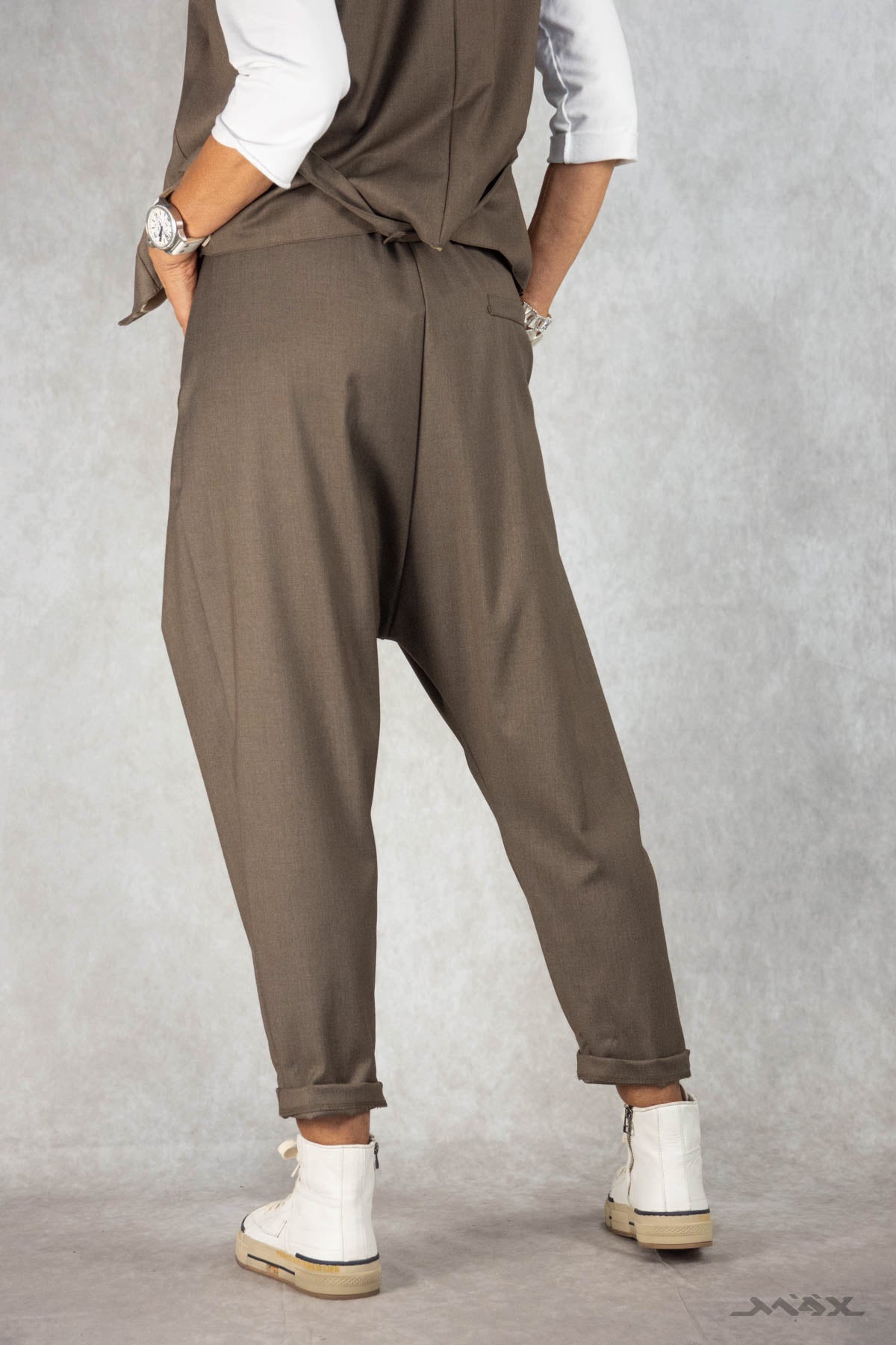 Haremshose taupe Gr. onesize (38-42)