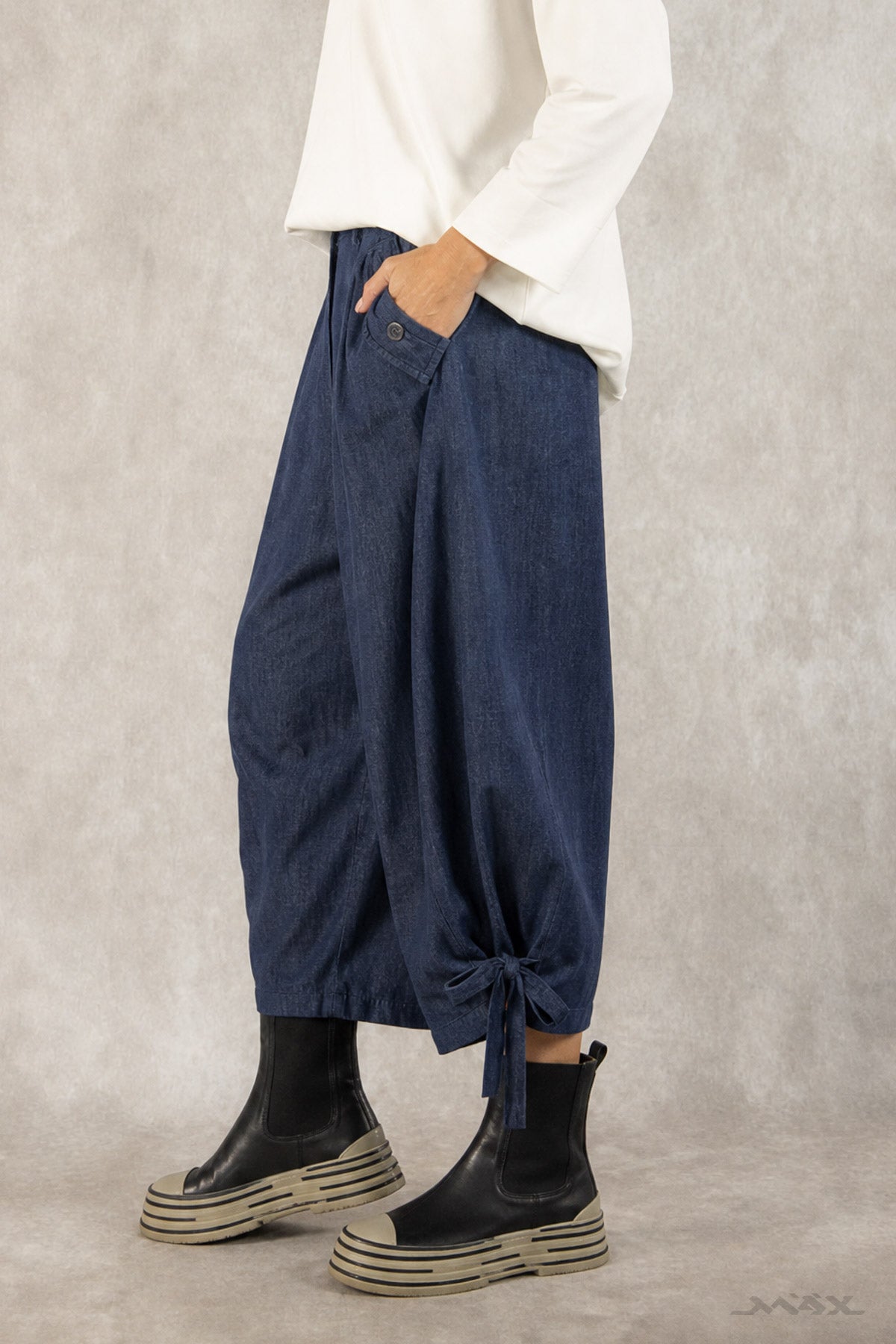 7/8 Ballon-Jeans dunkelblau Gr. Onesize (38-42)