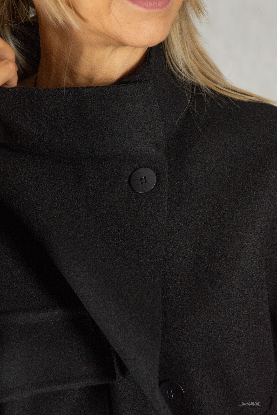 Kastige Jacke mit aufgesetzten Taschen Gr. Onesize (38-44)