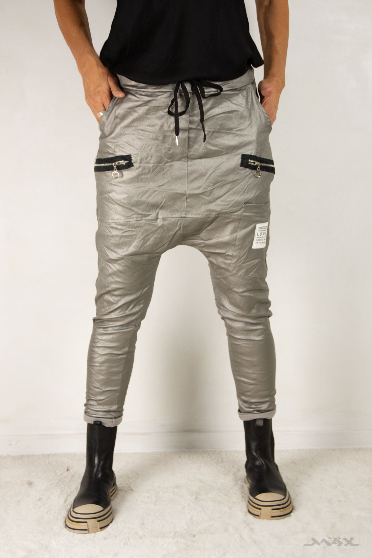 Haremshose in Lederoptik Gr. Onesize (38-42)