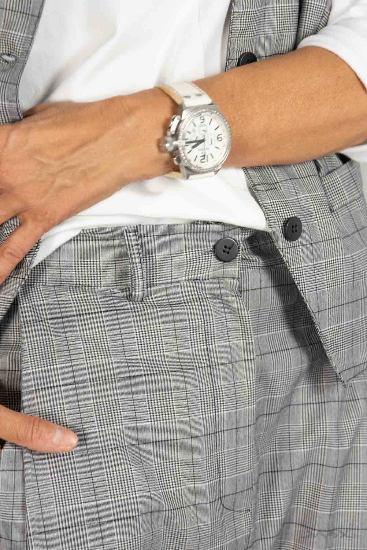 Haremshose grau kariert Gr. onesize (36-42)