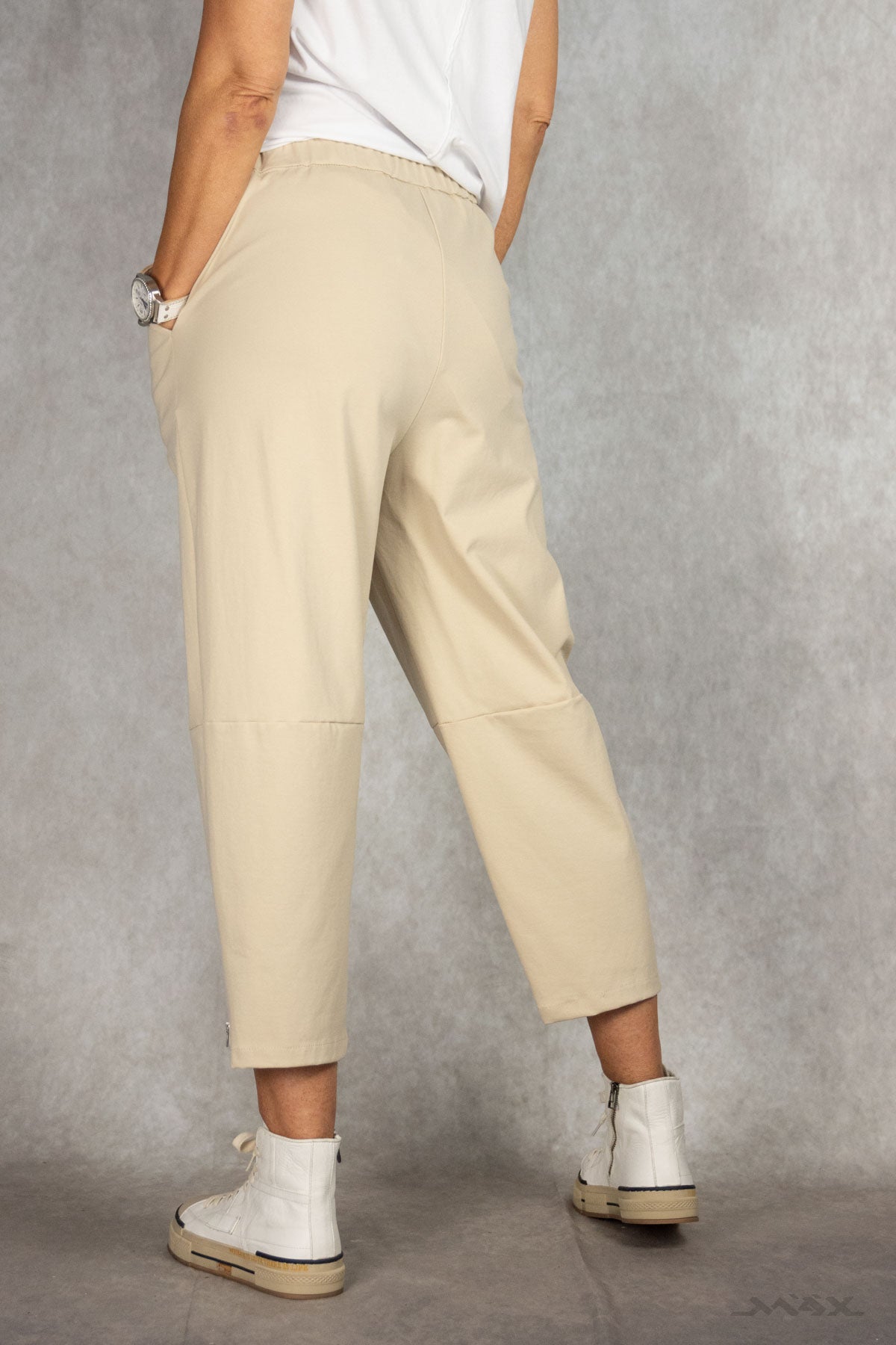 Elegante broek met rits, maat one size fits (38-42)