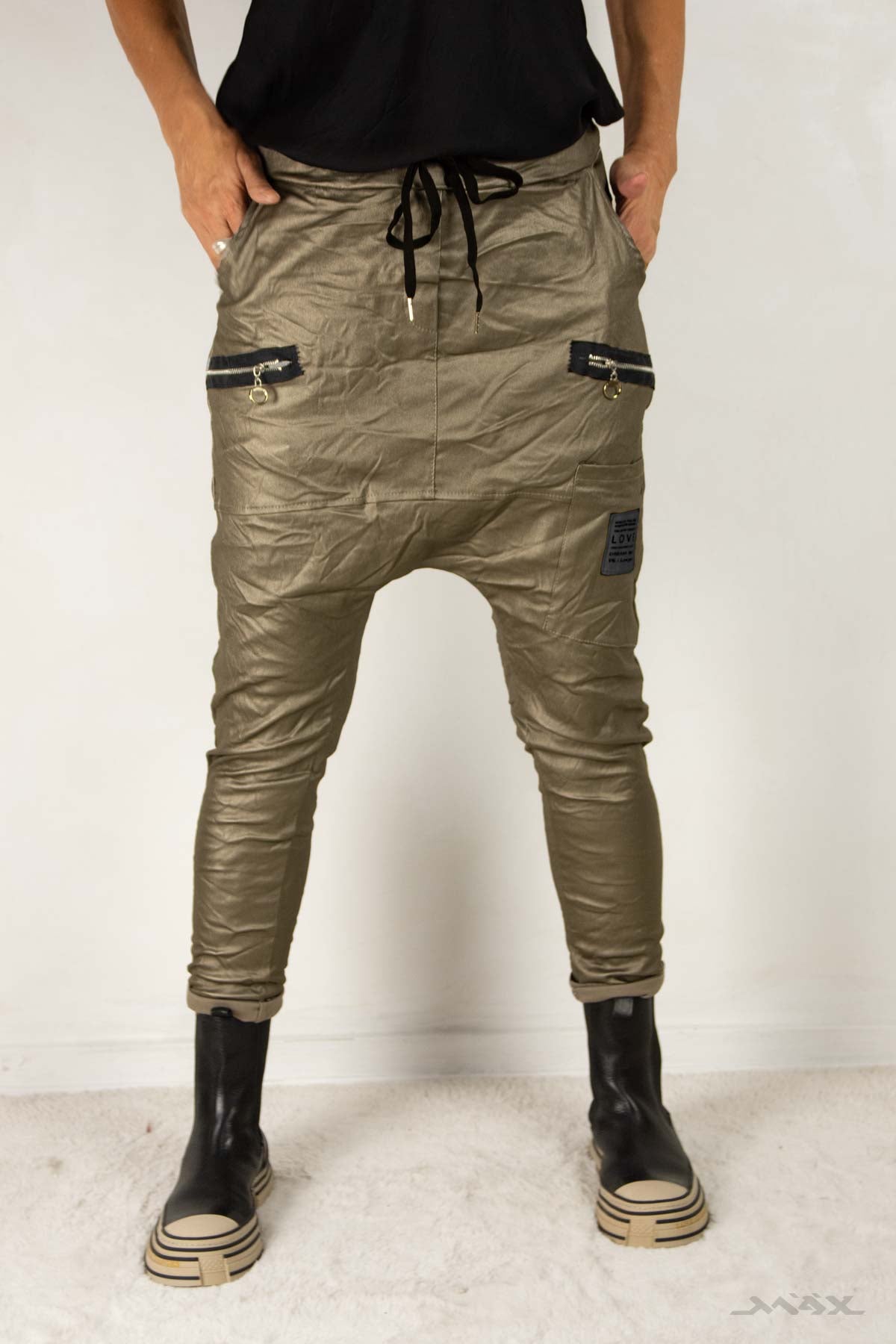 Haremshose in Lederoptik Gr. Onesize (38-42)