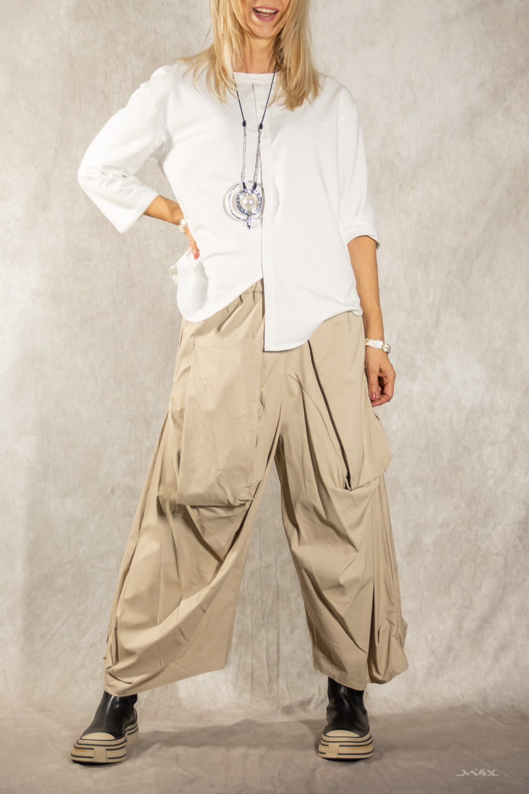 Pantalon cargo parachute - taille unique (38-44)