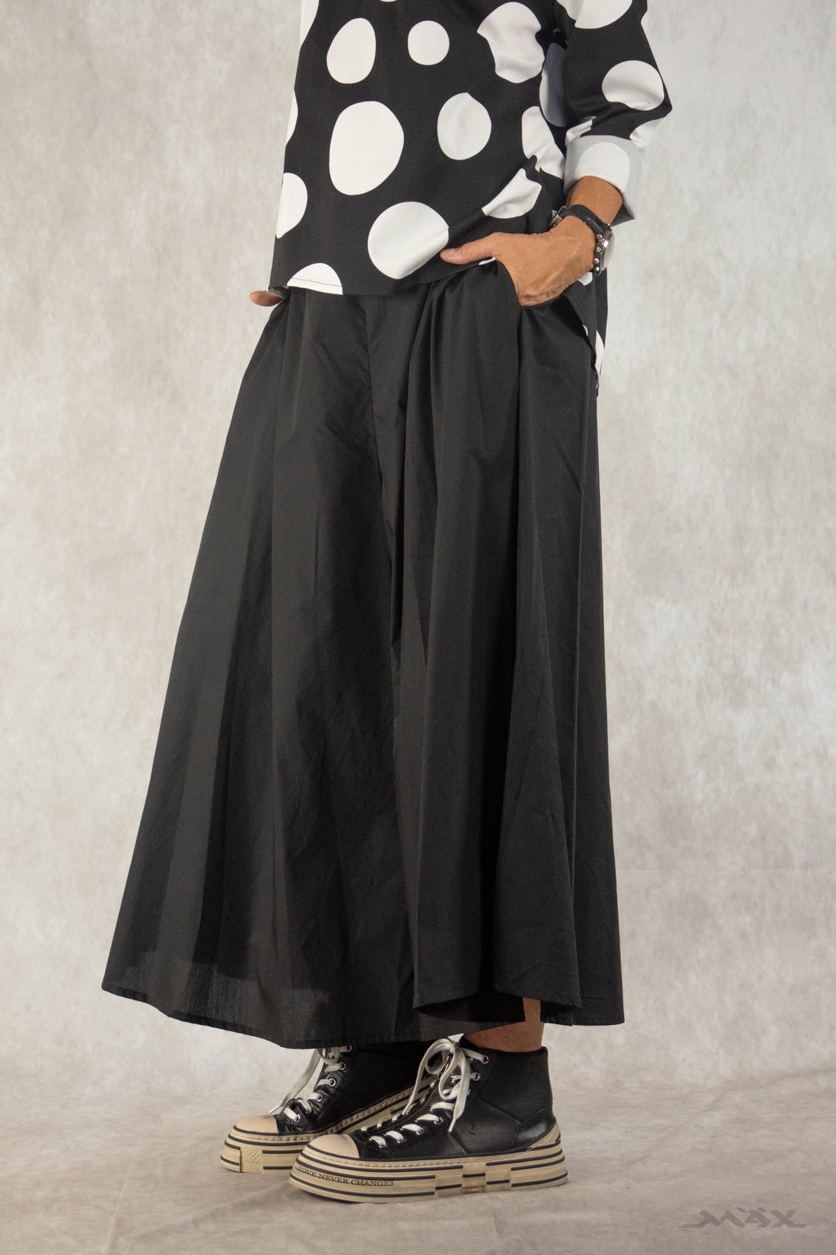 Eleganter Hosen-Rock aus Baumwolle Gr. Onesize (38-42)