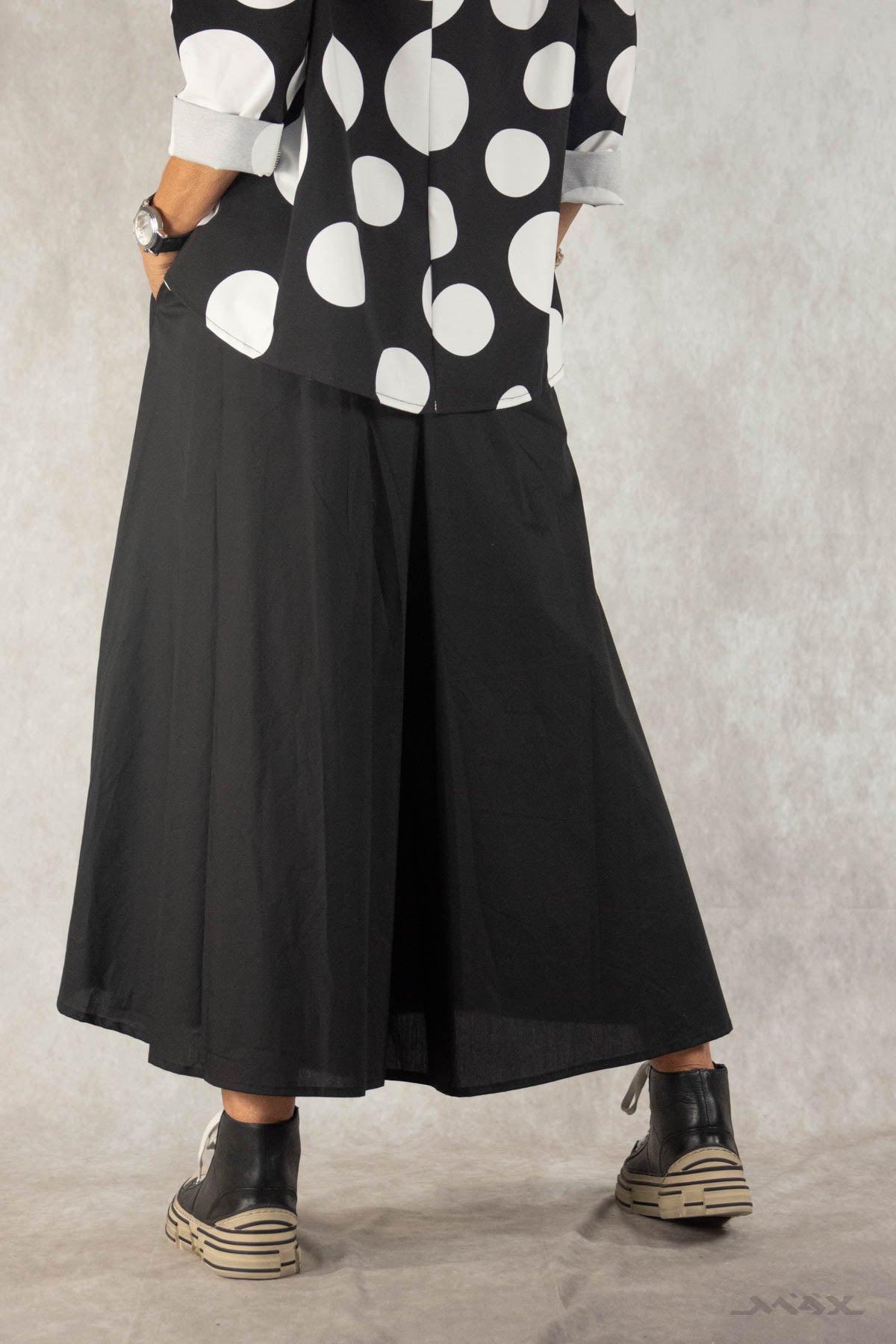 Eleganter Hosen-Rock aus Baumwolle Gr. Onesize (38-42)