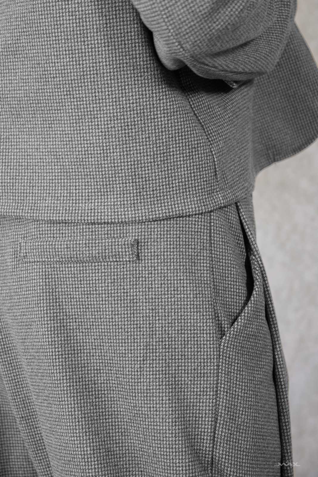 Baggyhose grau Tweed Gr. Onesize (38-44)