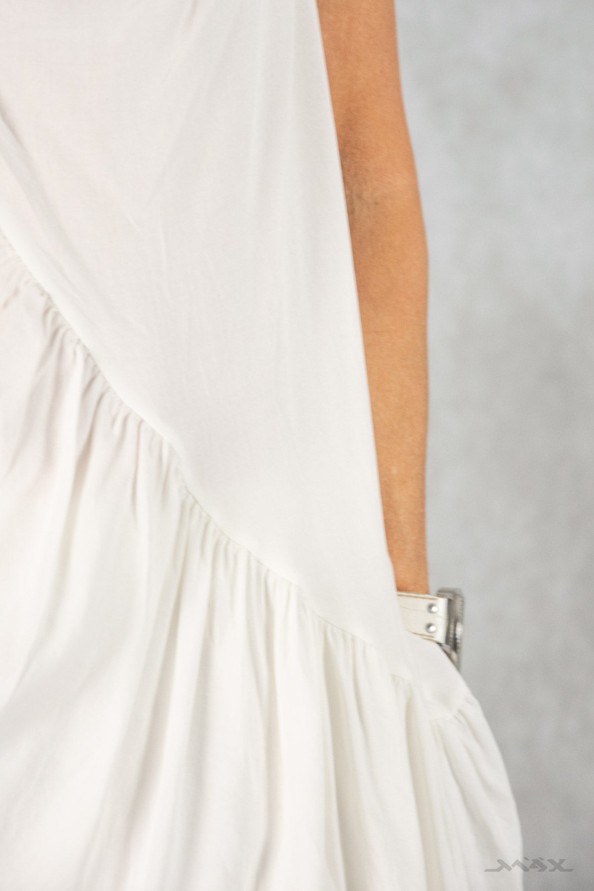 Asymmetrische Viskose-Tunika Gr. Onesize (36-42)