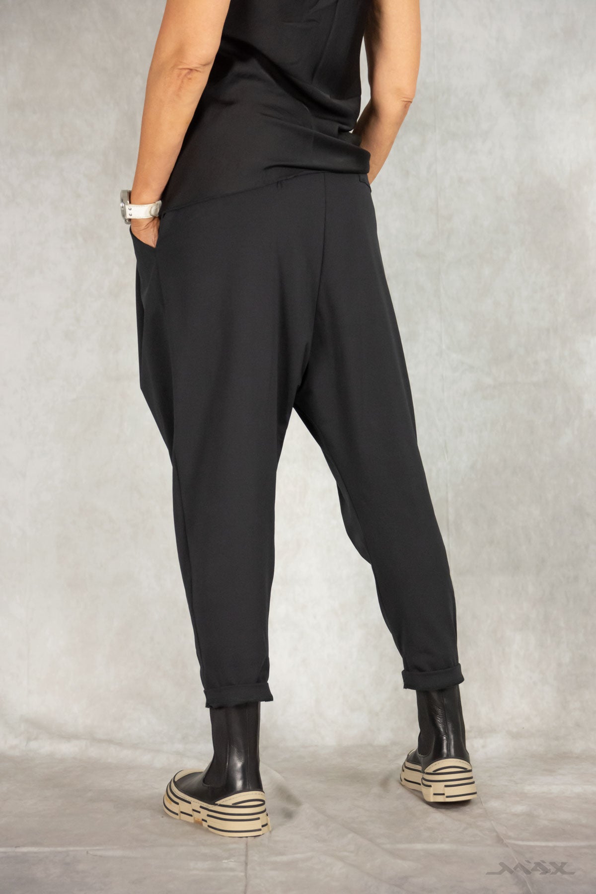 Baggy broek zwart maat Één maat (36-42)