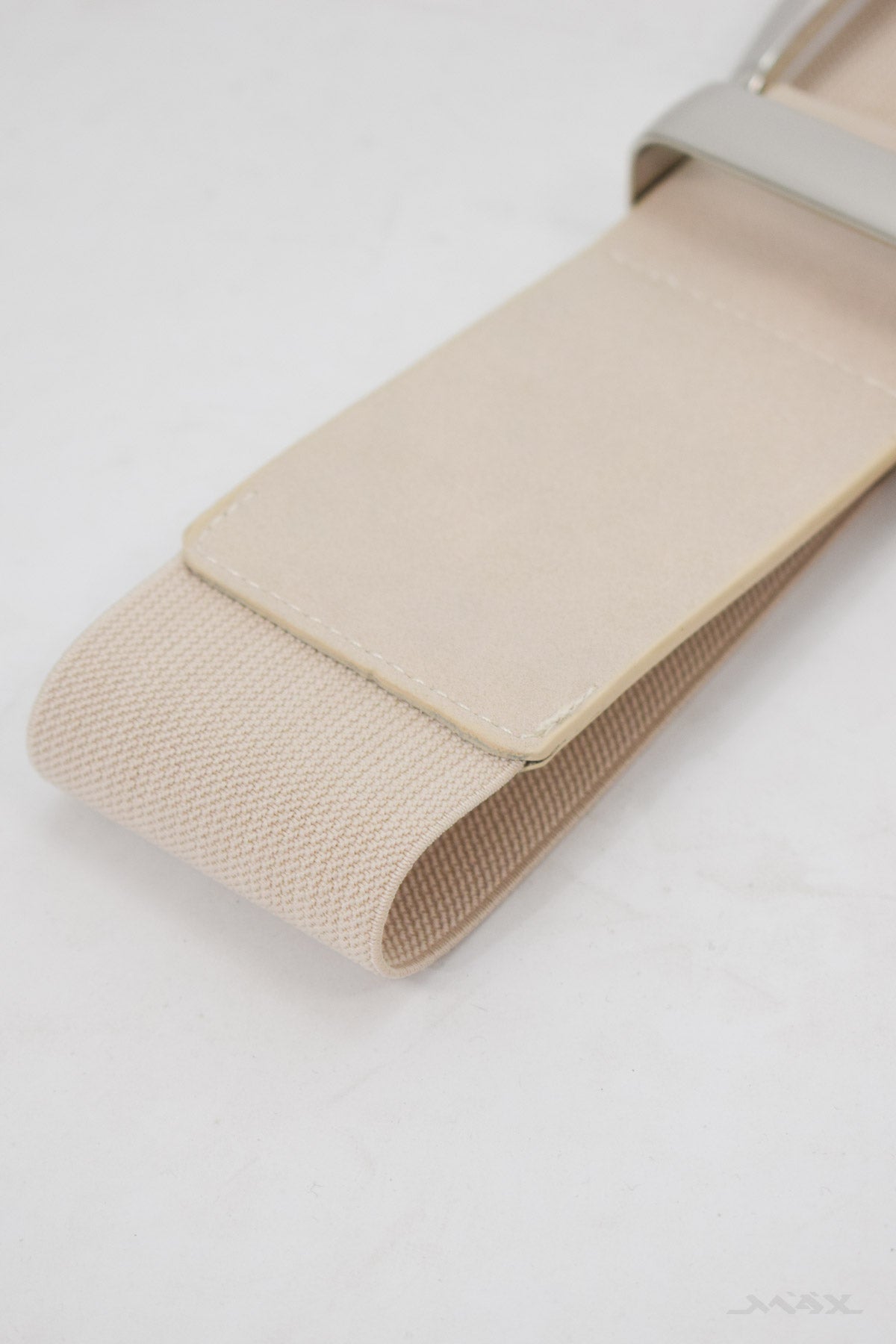 Statement stretch riem beige