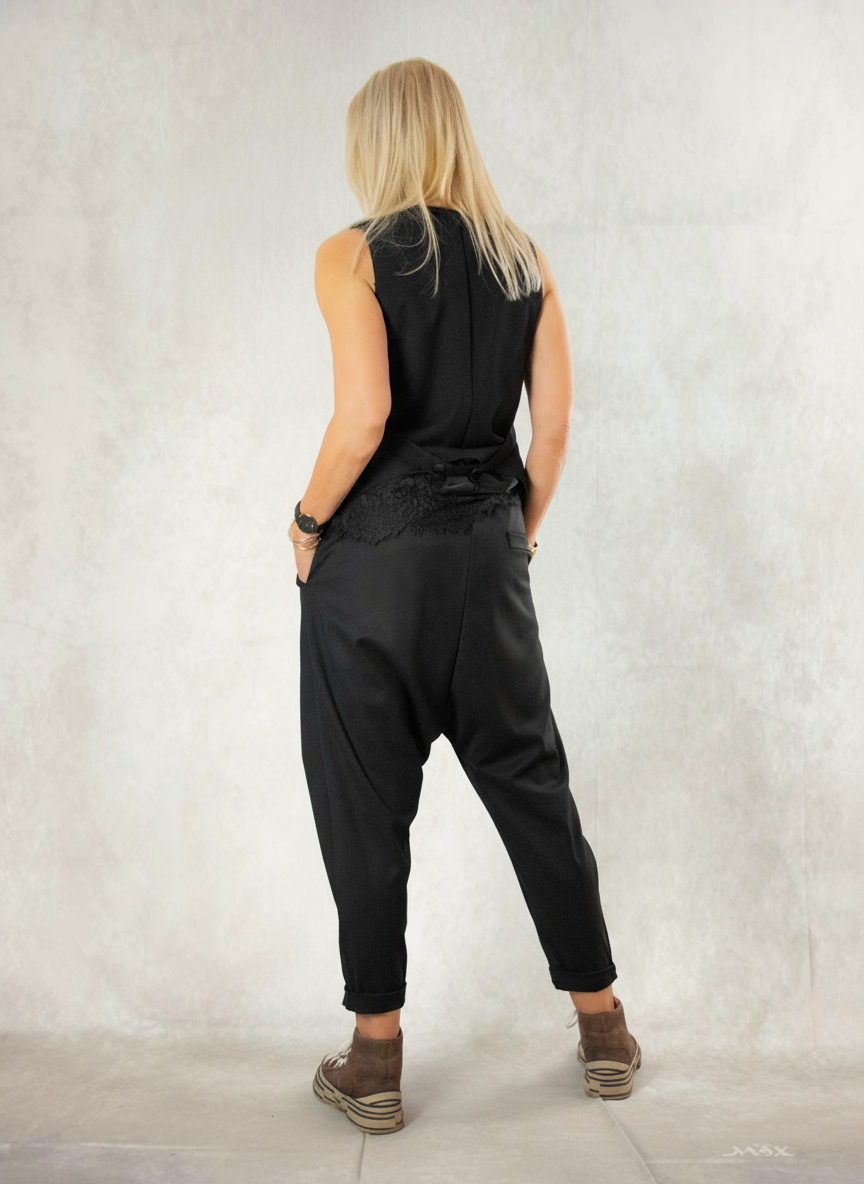 Weste schwarz Gr. onesize (36-40)