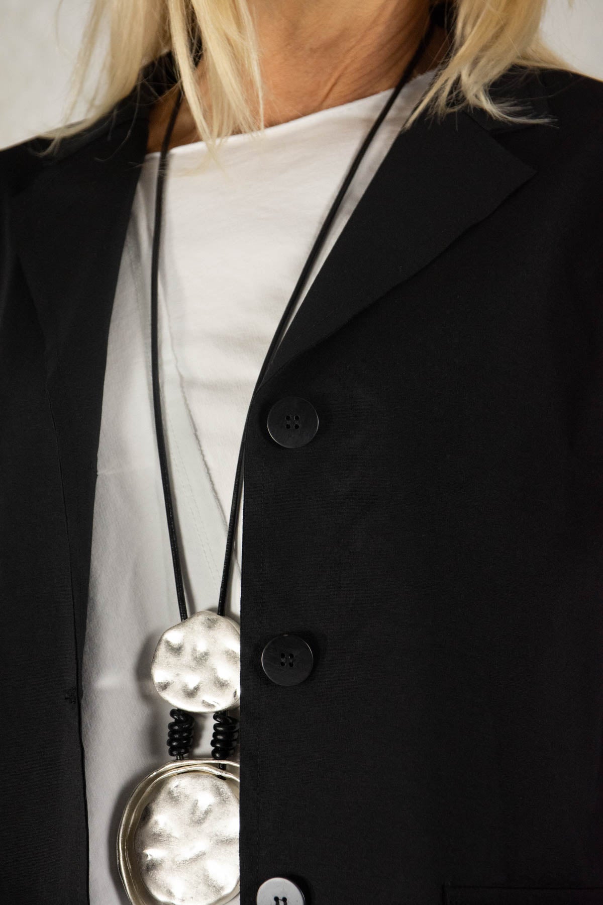 Asymmetrische Blazer-Jacke Gr. Onesize (36-42)