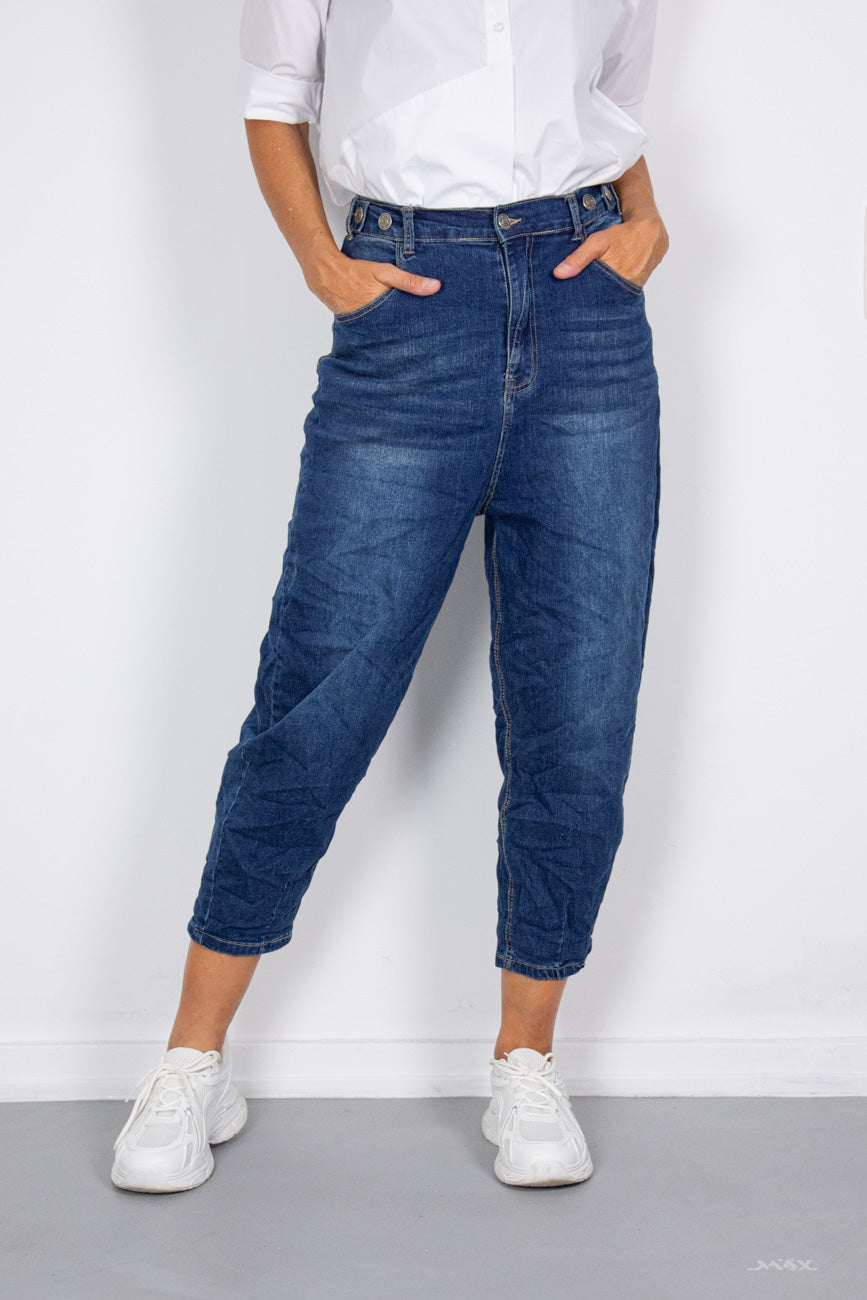 Baggy-Jeans blue washed