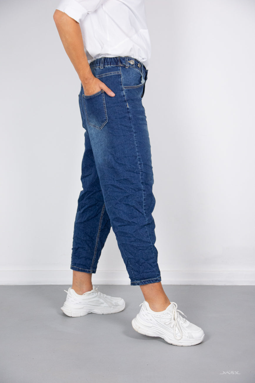 Baggy-Jeans blue washed