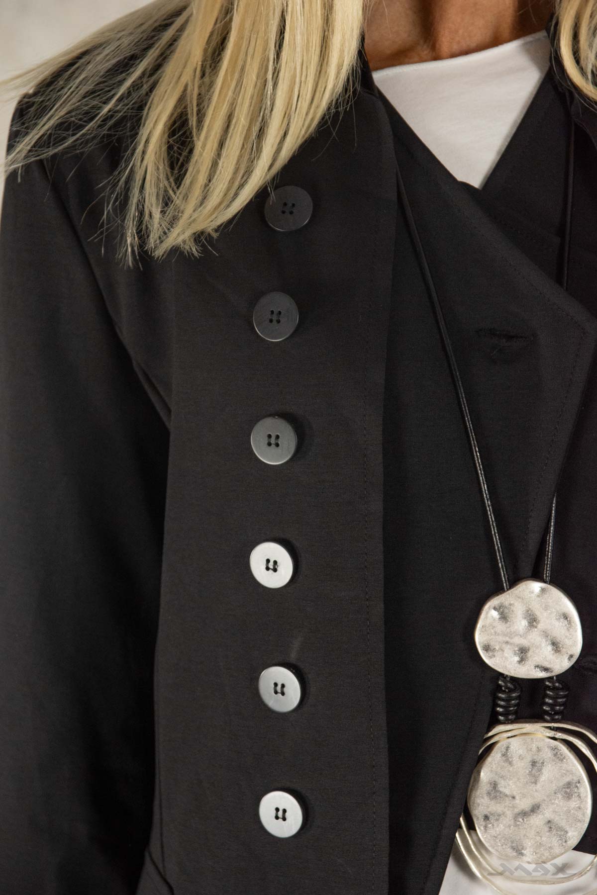 Longjacke mit Knopfleiste Gr. Onesize (36-42)
