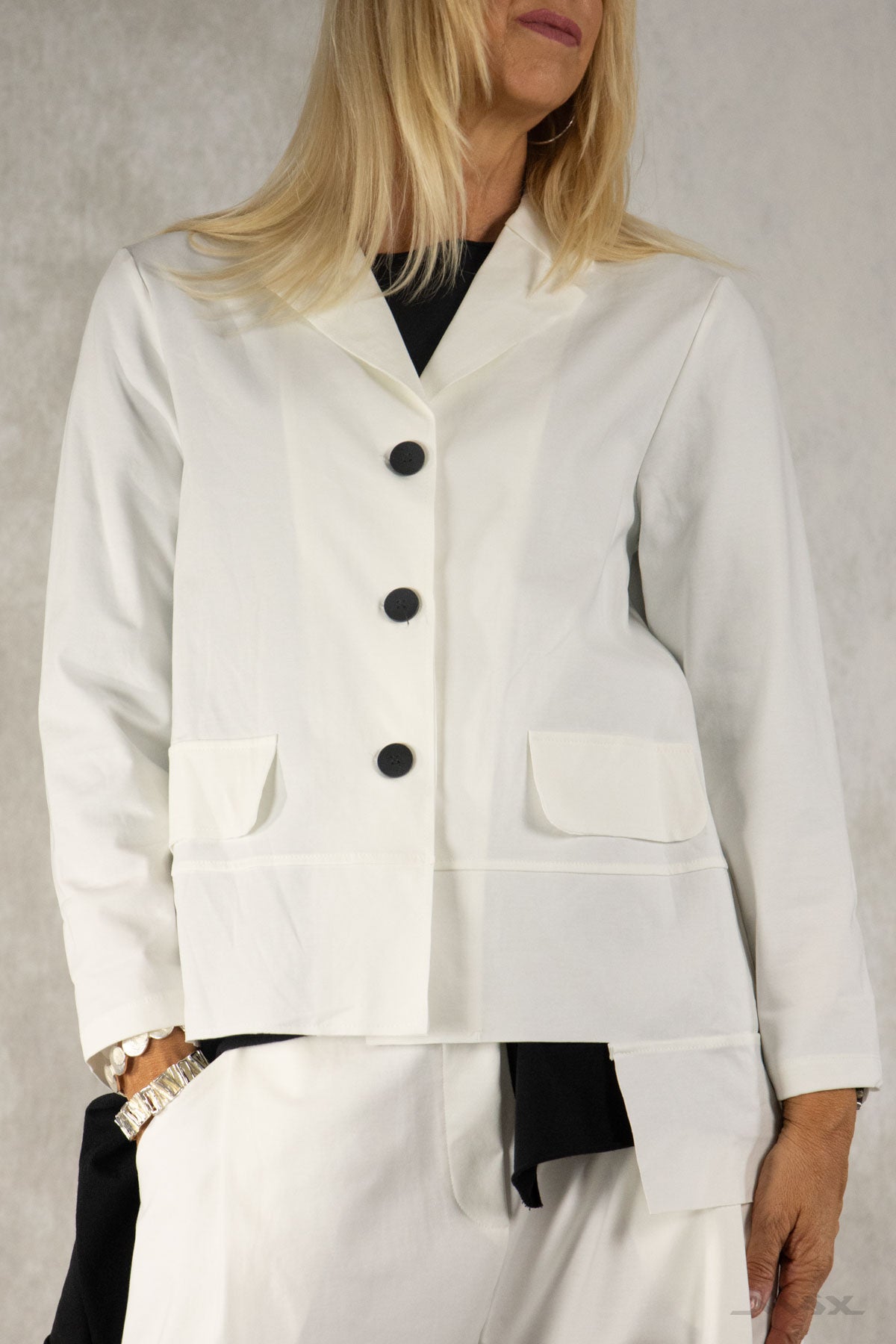 Asymmetrische Blazer-Jacke Gr. Onesize (36-42)