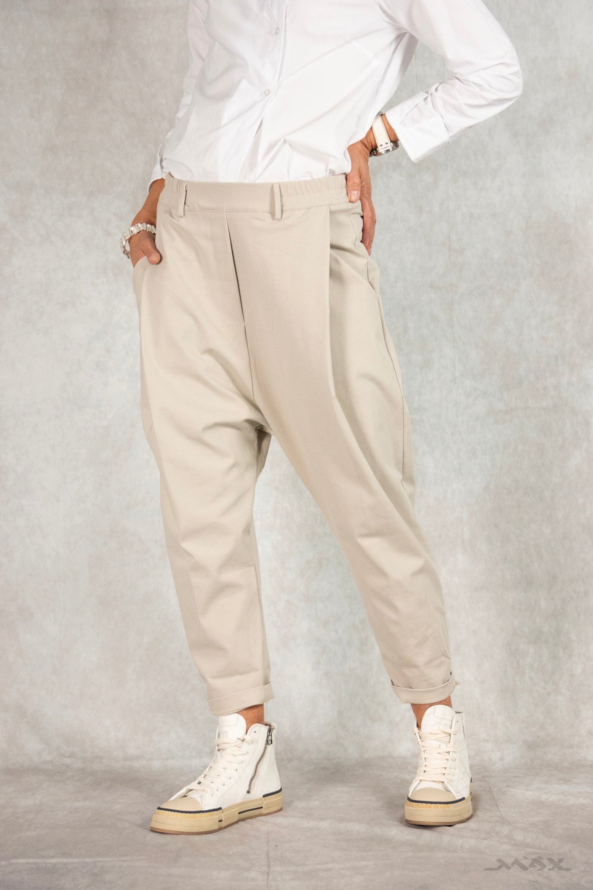 Baggyhose beige Gr. Onesize (36-42)