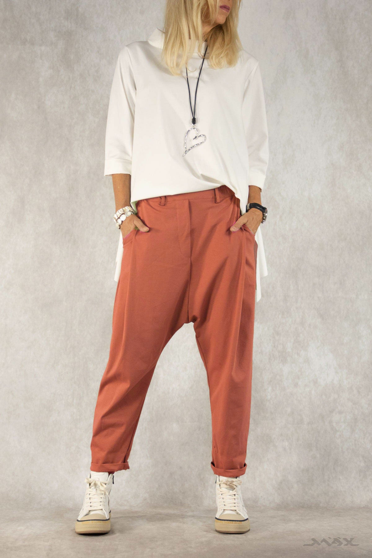 Baggyhose terracotta Gr. Onesize (36-42)