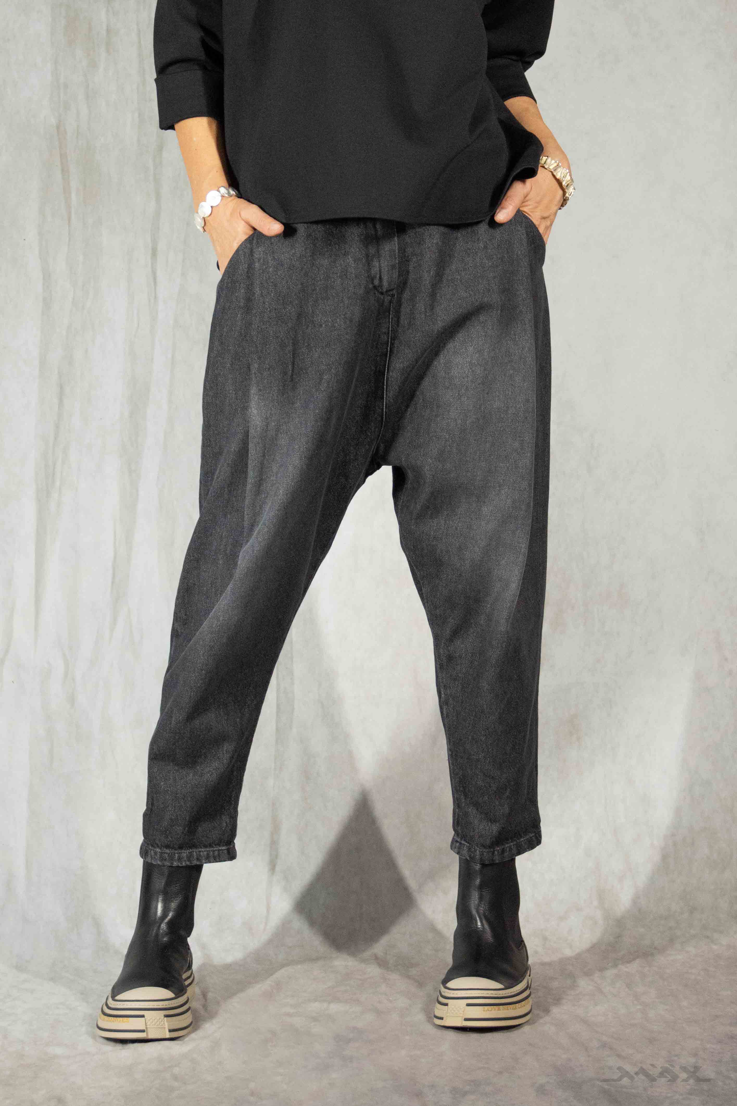 Baggyhose aus Jeans Gr. Onesize (36-40)