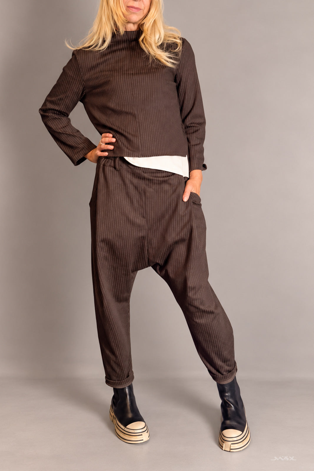 Baggyhose gestreift Gr. Onesize (38-42)