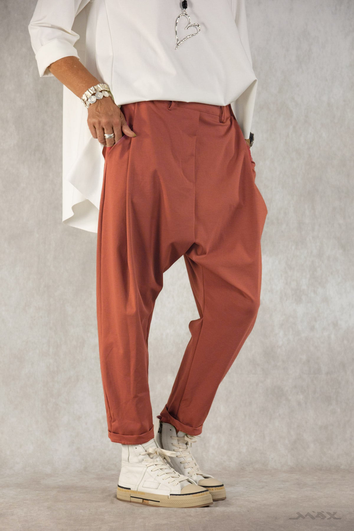 Baggyhose terracotta Gr. Onesize (36-42)