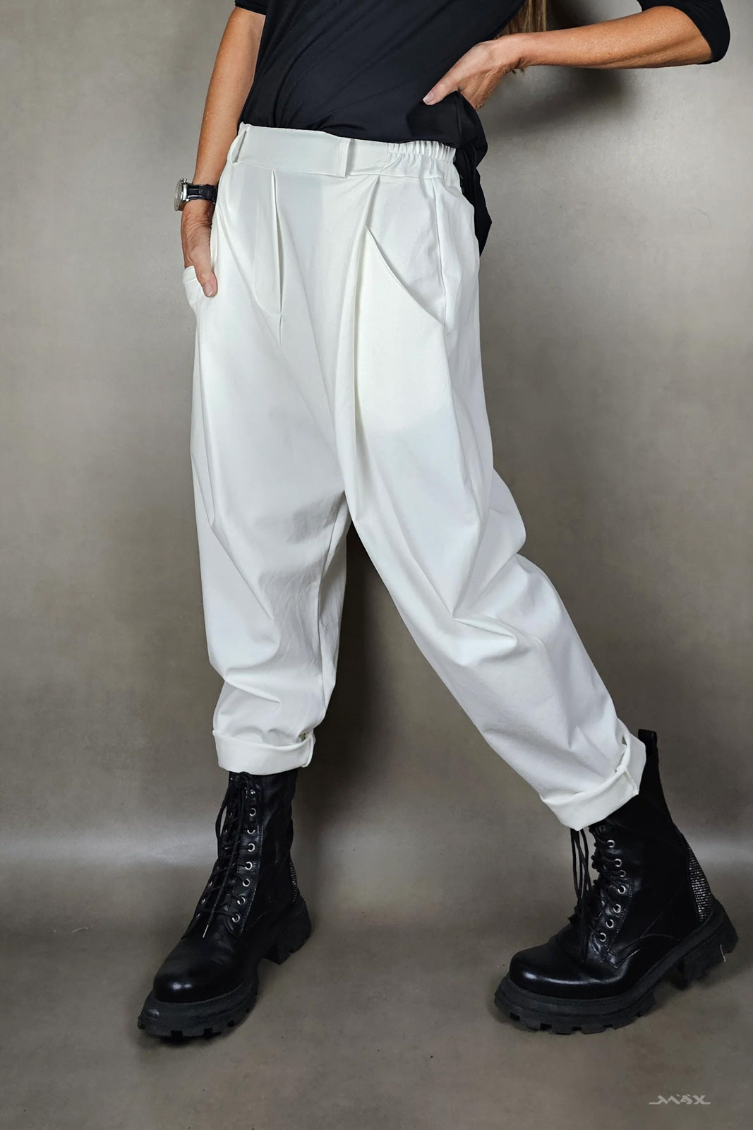 Baggyhose offwhite Gr. Onesize (36-42)