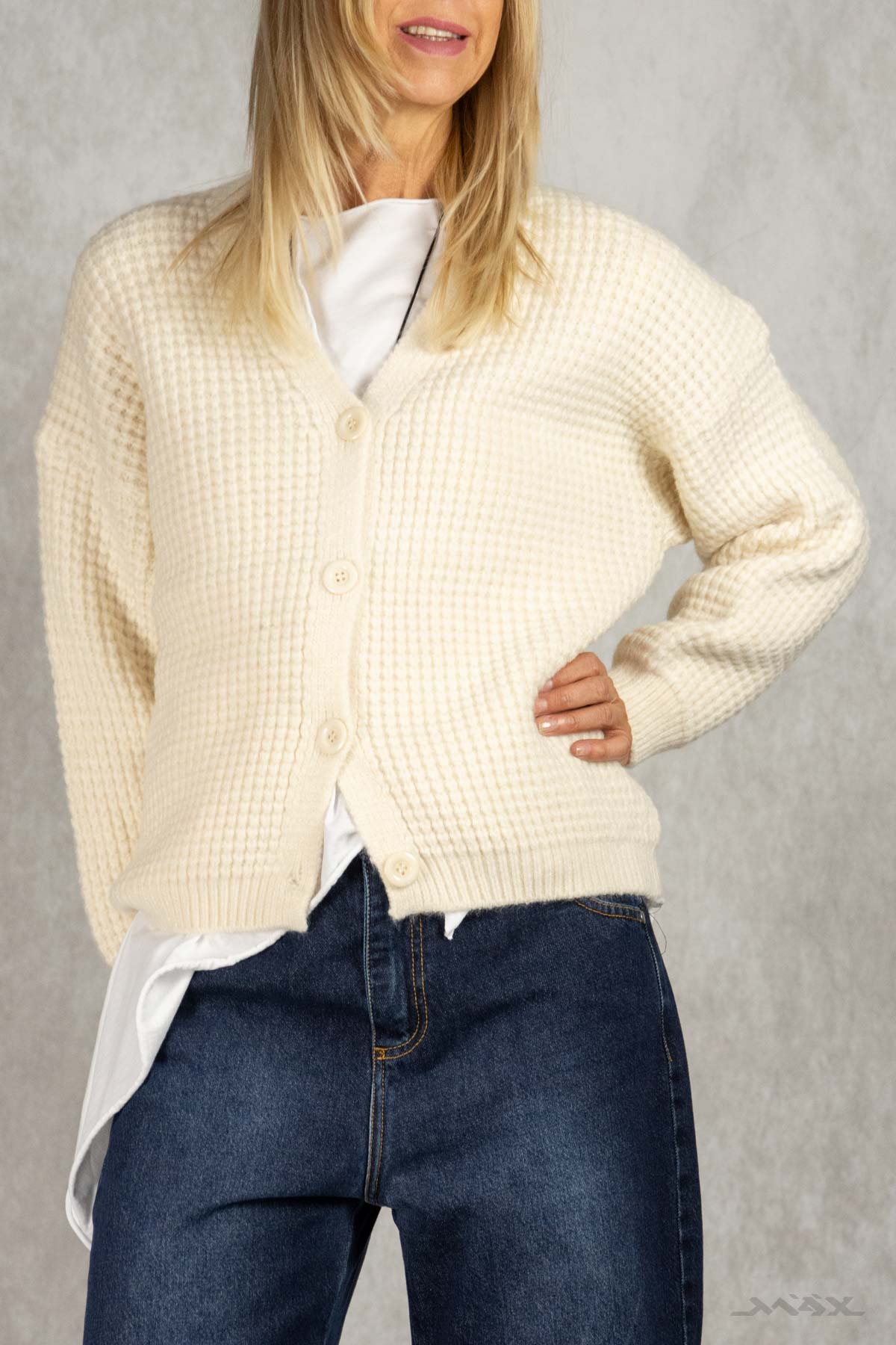 Strick-Cardigan in versch. Farben Gr. onesize(passend bei 36-42)