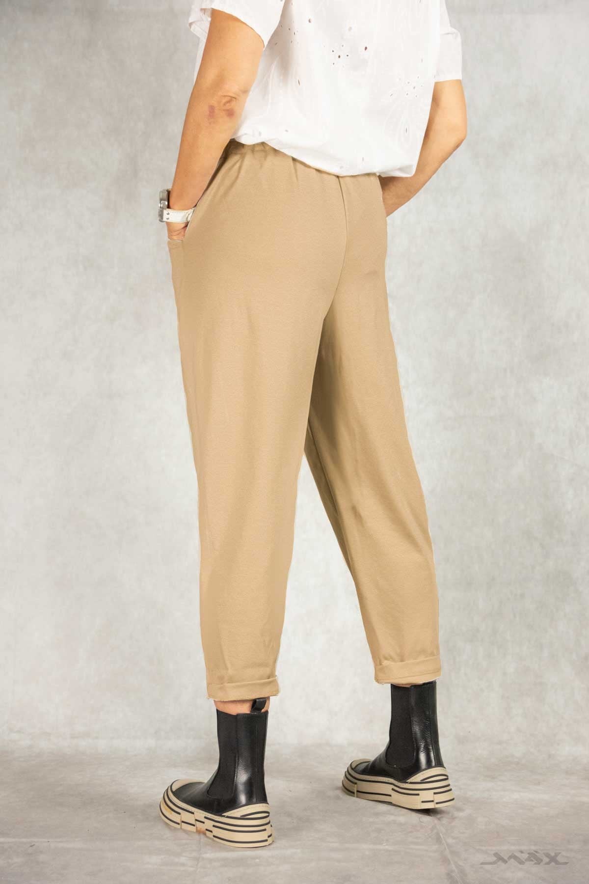 Hose camel mit Ziernaht Gr. onesize (38-42)