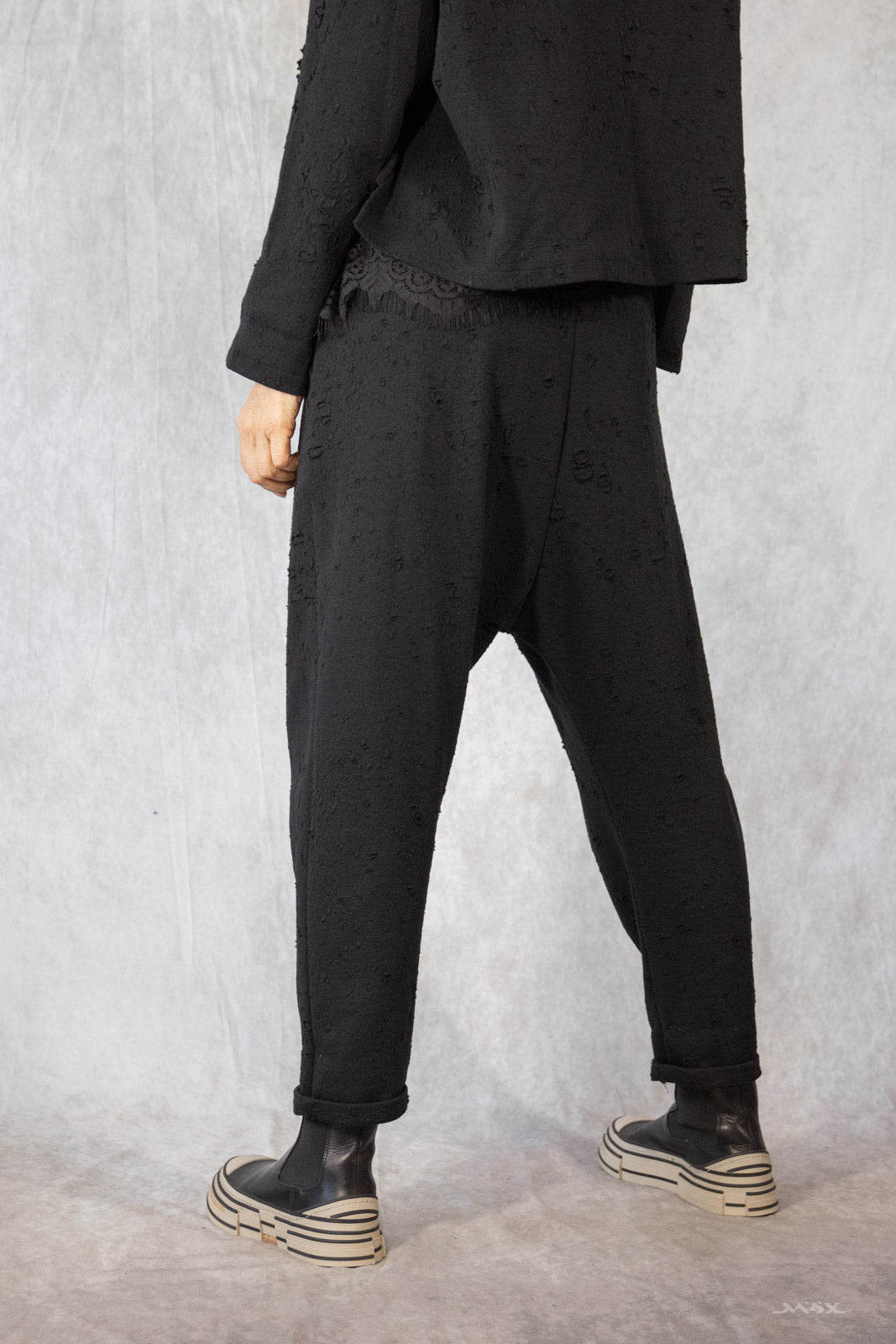 Baggyhose schwarz destroyed Gr. onesize(38-42)