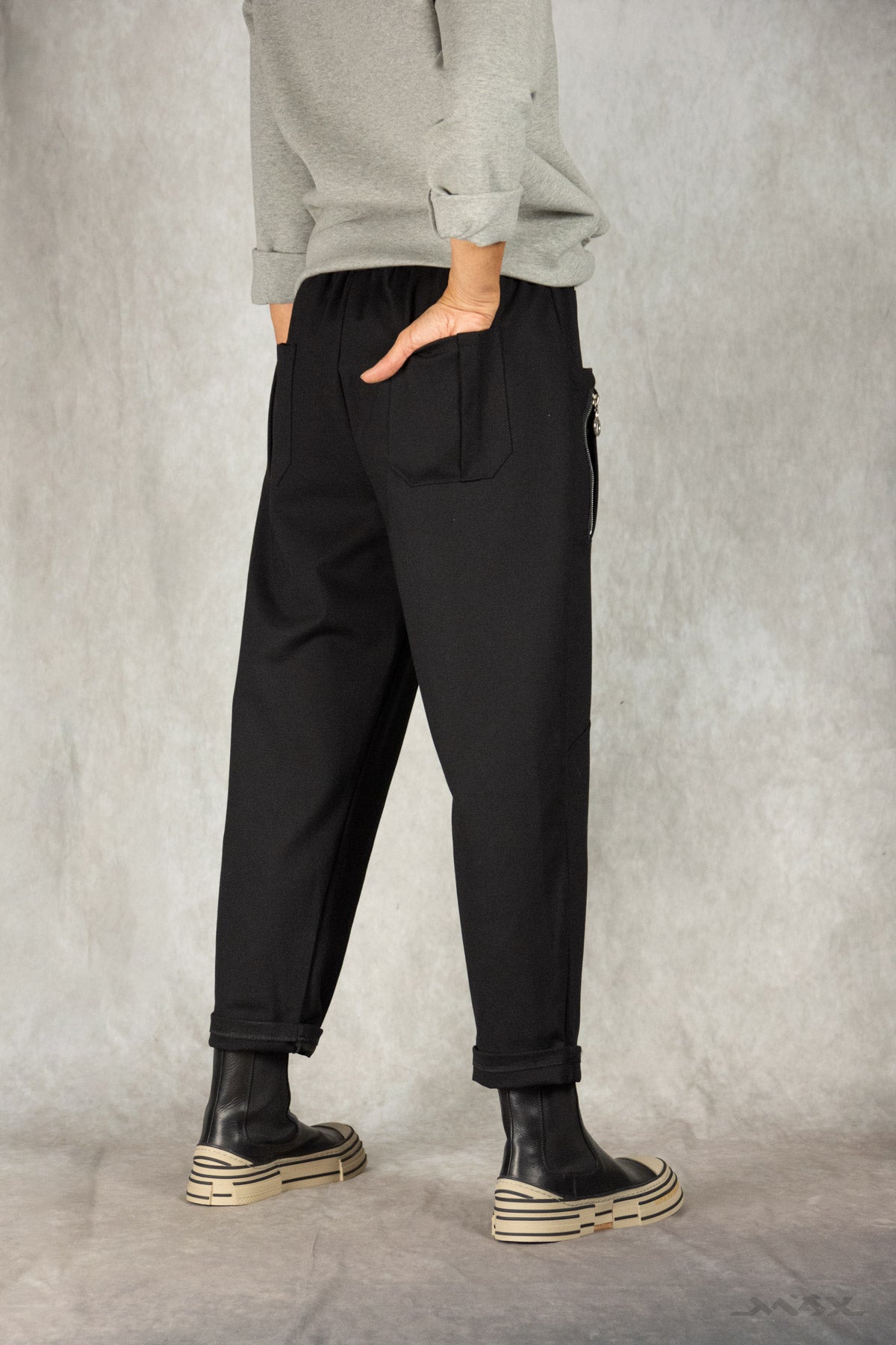 Hose mit Zipper-Taschen Gr. onesize (38-44)