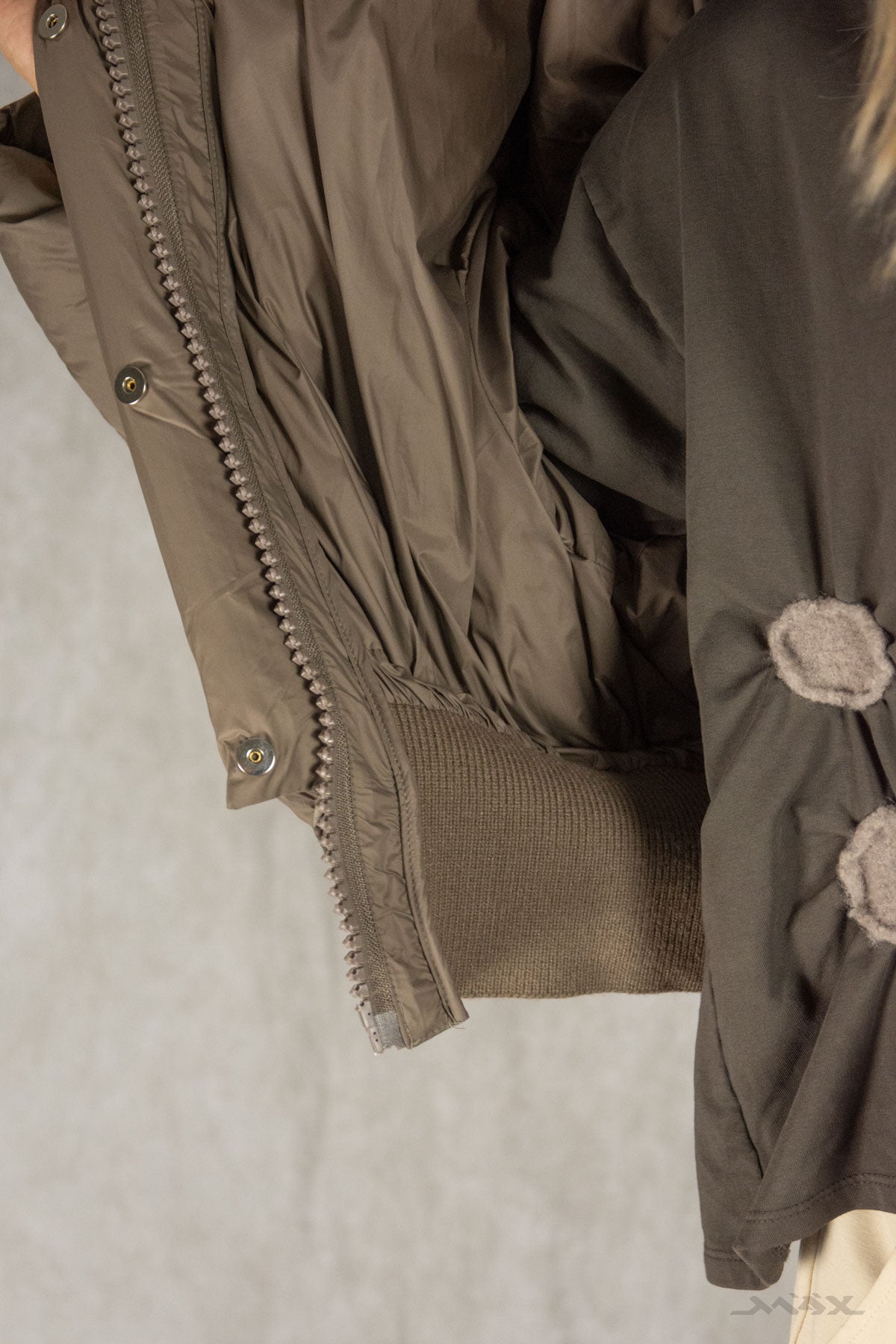 Kurze Pufferjacke mit hohem Kragen Gr. Onesize (36-40)