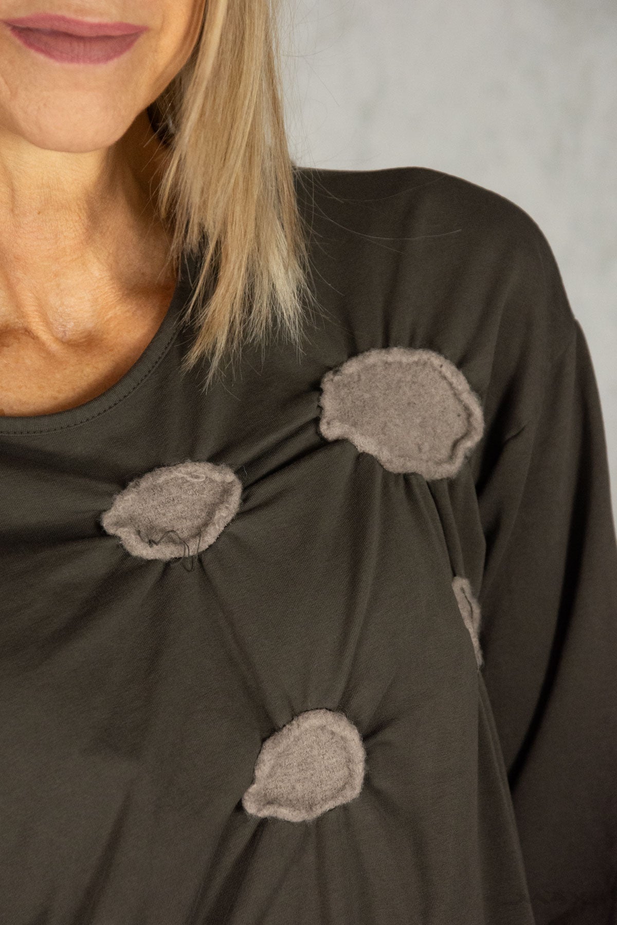 Shirt mit Patch-Details Gr. Onesize (38-42)