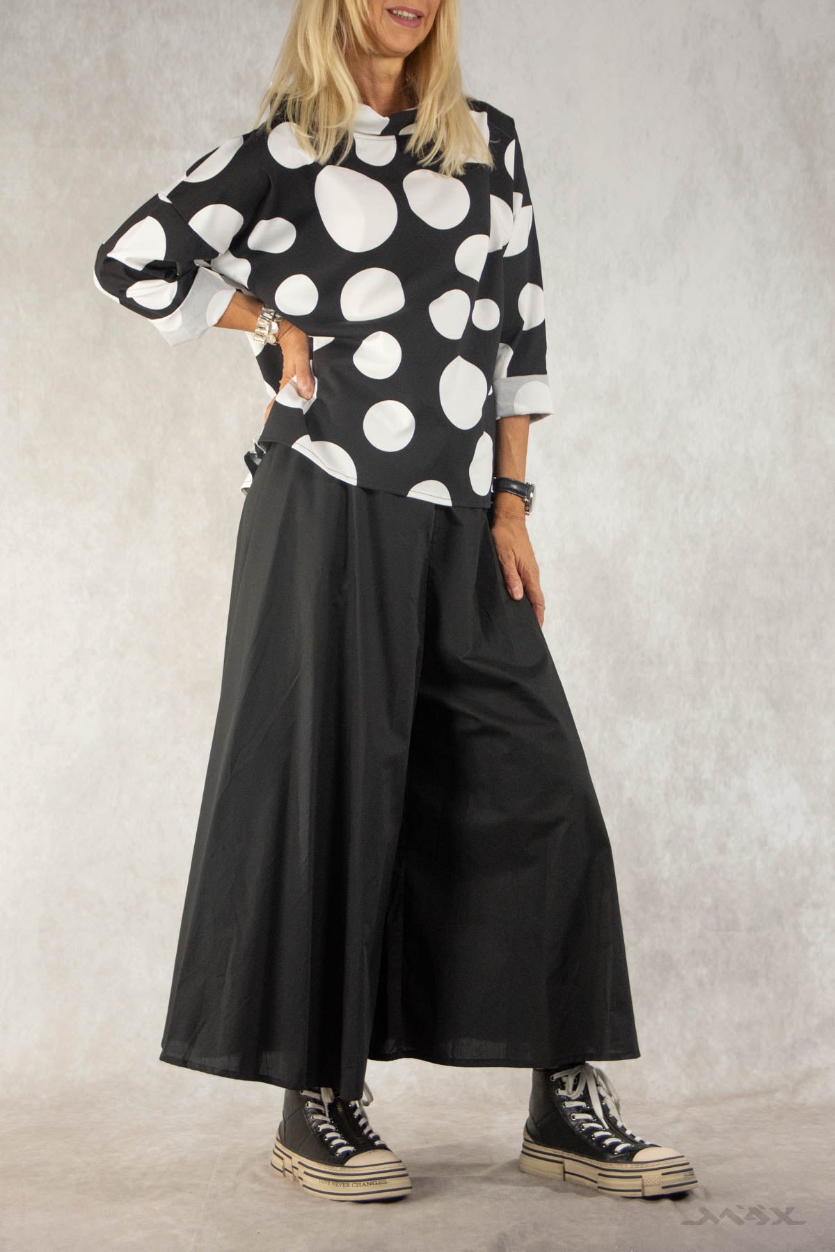Eleganter Hosen-Rock aus Baumwolle Gr. Onesize (38-42)