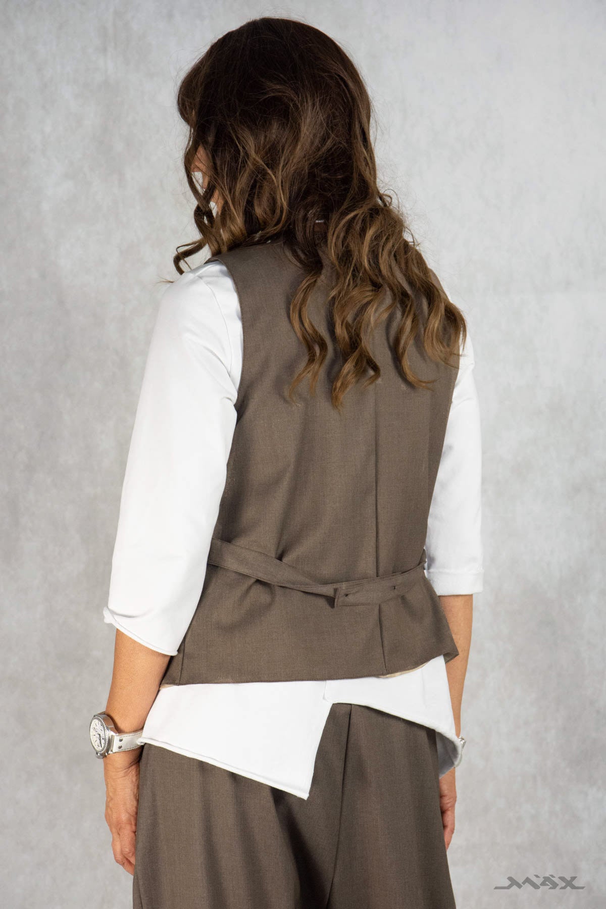 Gilet taupe, taille unique (36-40)