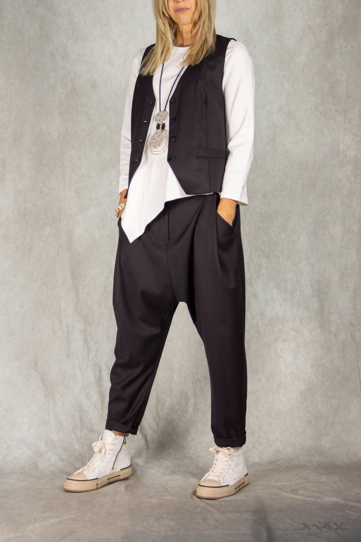 Haremshose aubergine Gr. onesize (38-42)